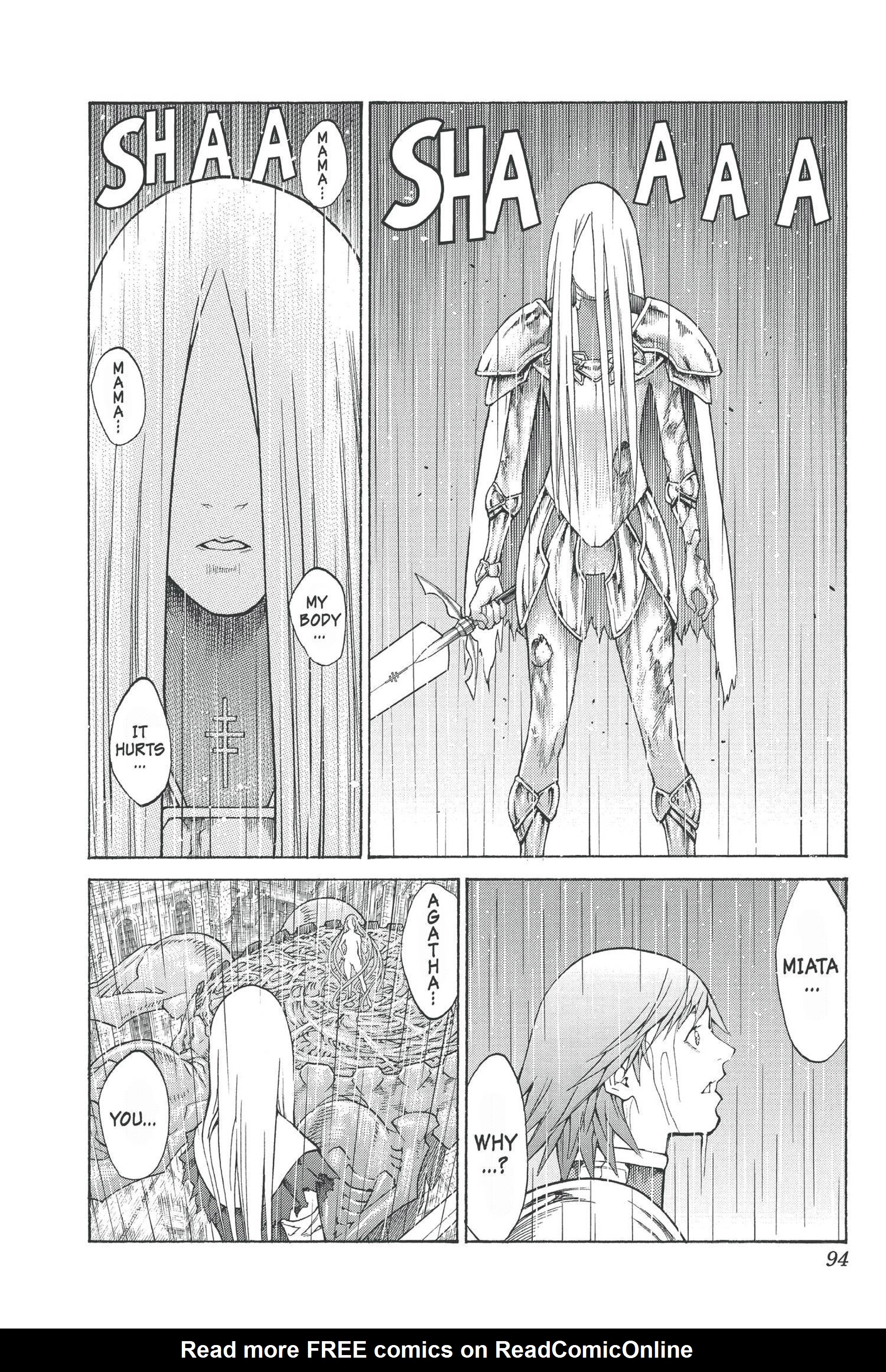 Read online Claymore comic -  Issue #14 - 89