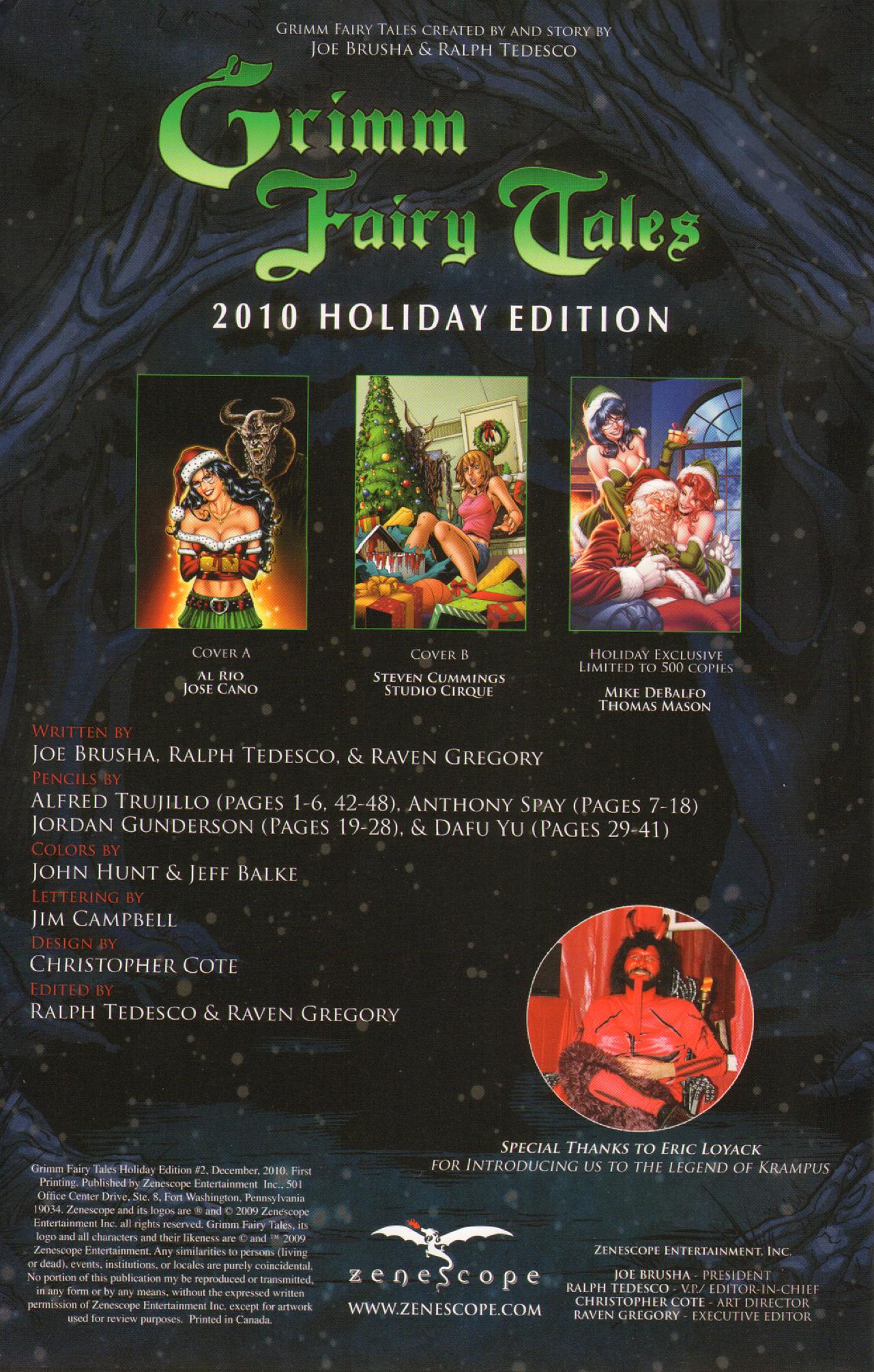 Read online Grimm Fairy Tales: Holiday Editions comic -  Issue #2 - 3