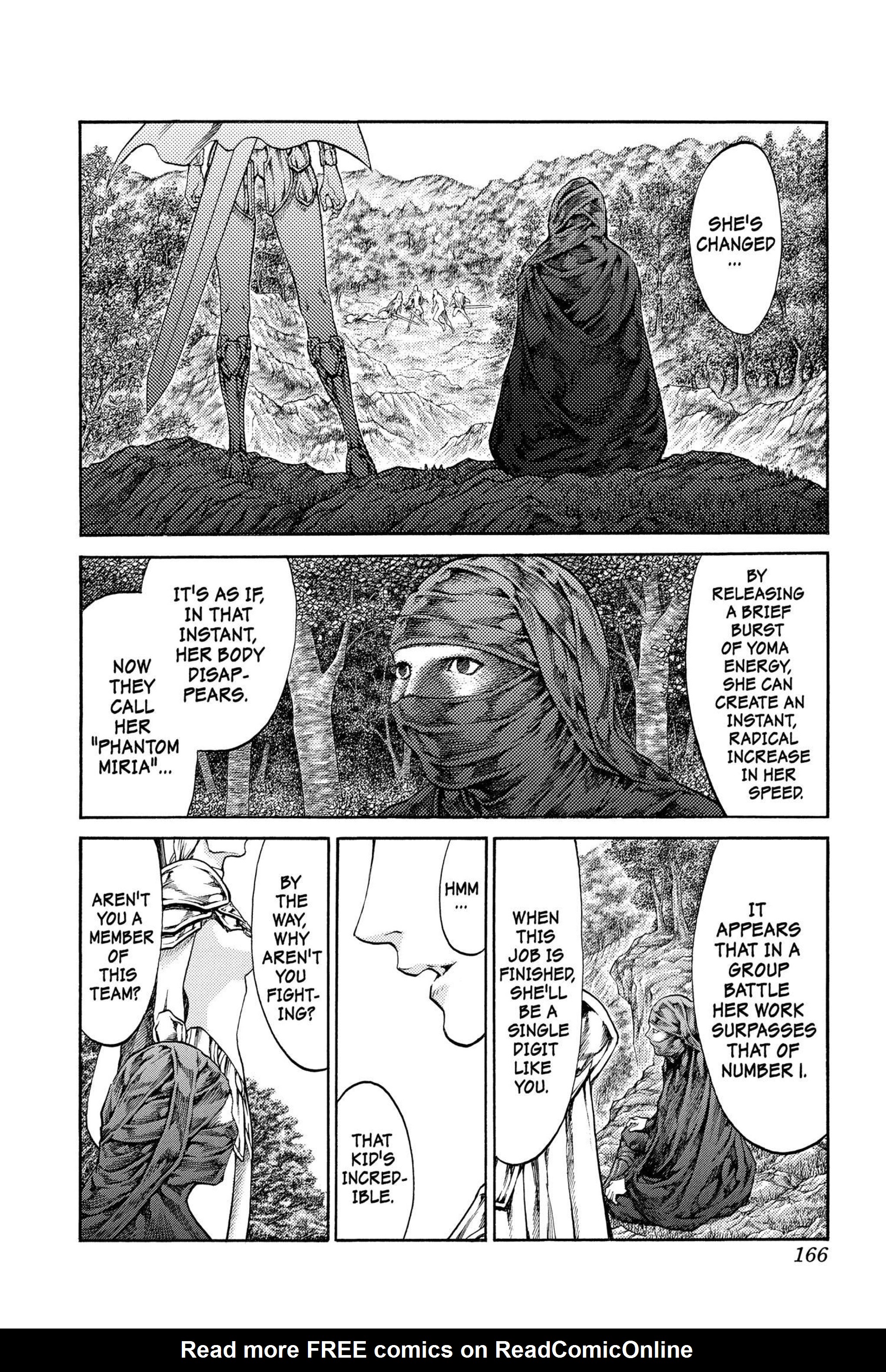 Read online Claymore comic -  Issue #13 - 157