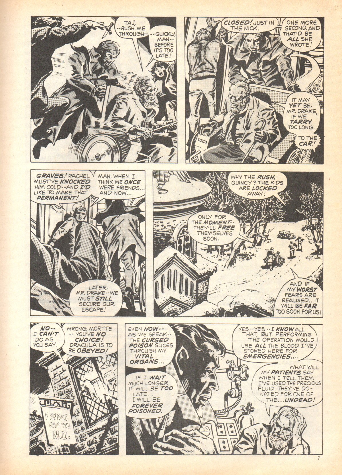 Read online Dracula Lives (1974) comic -  Issue #15 - 7