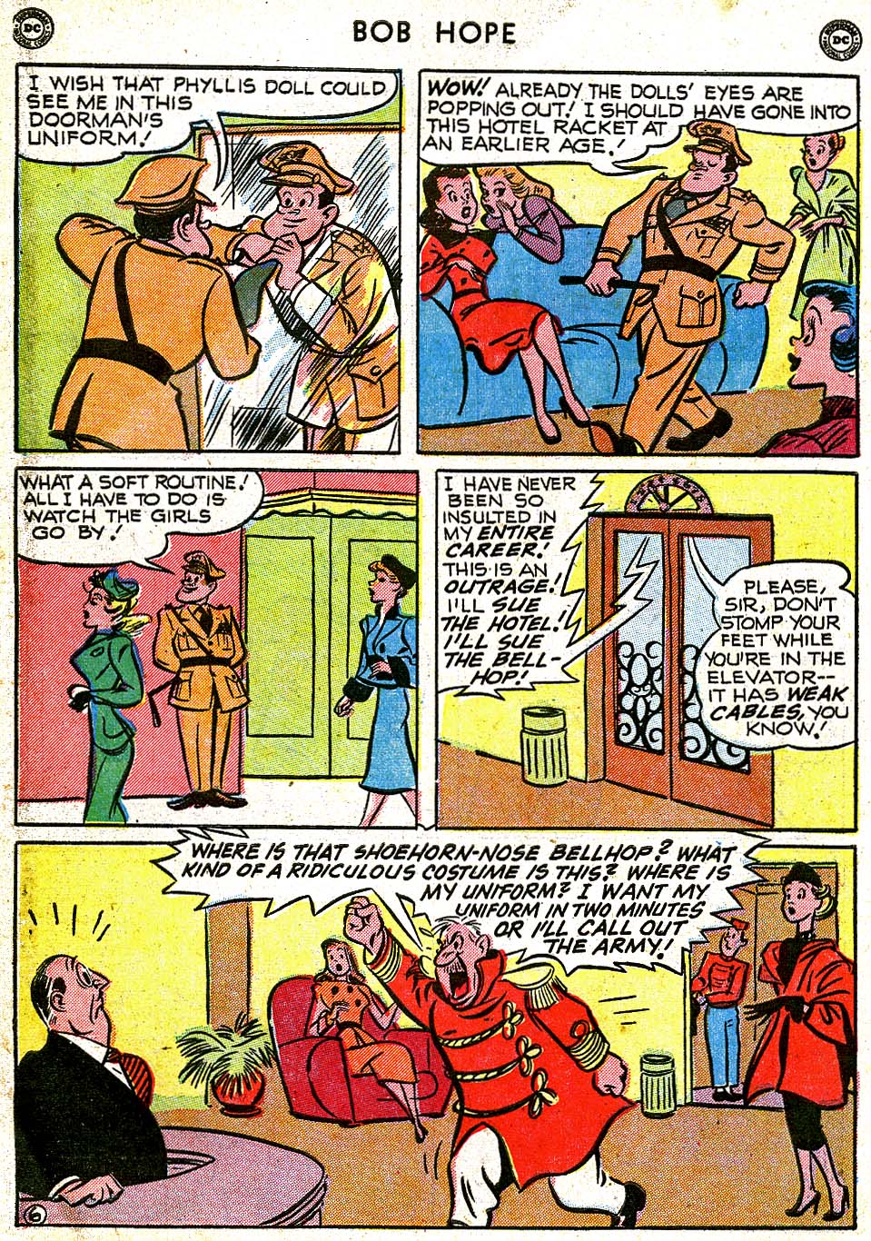 Read online The Adventures of Bob Hope comic -  Issue #8 - 8