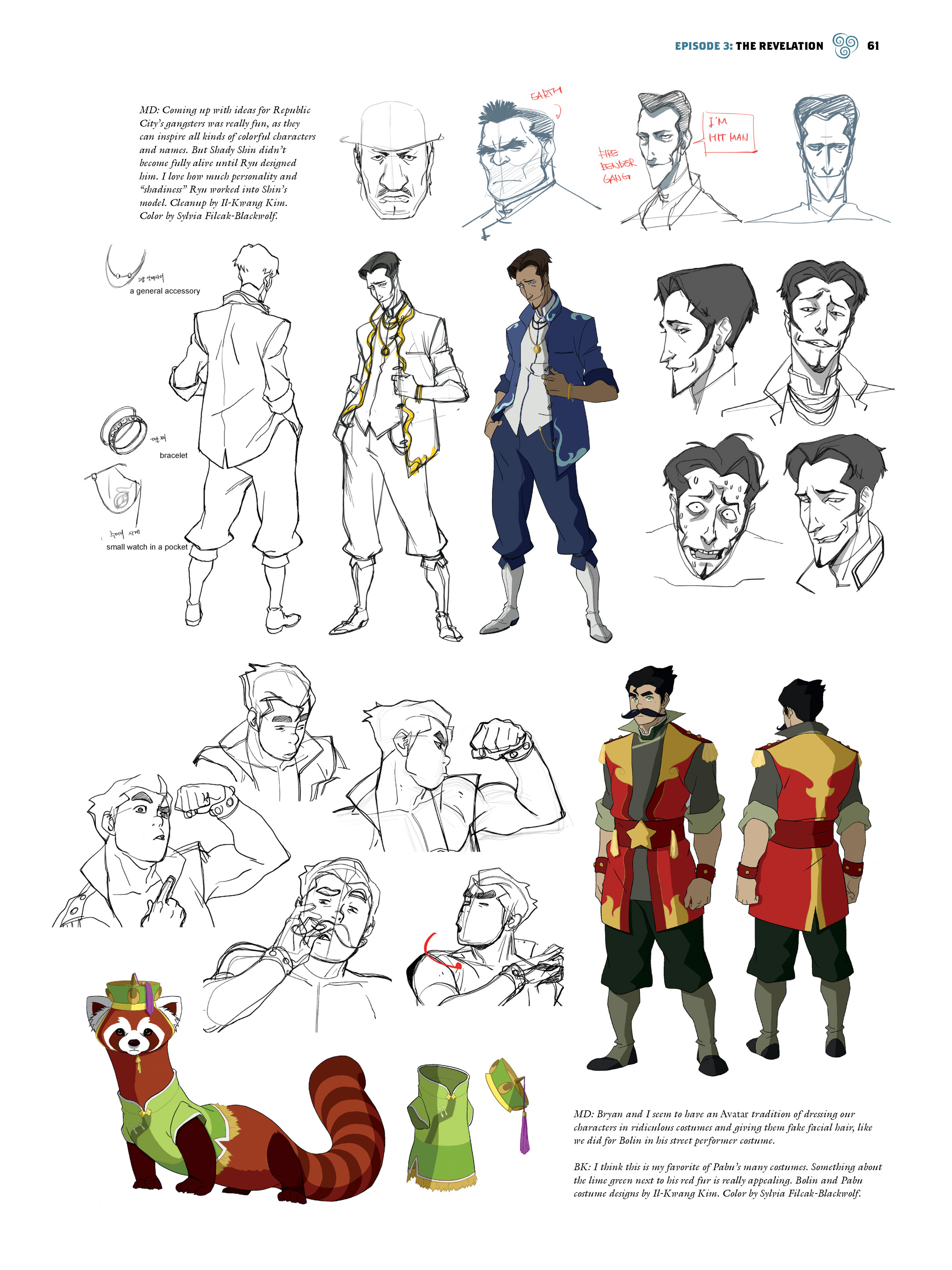 Read online The Legend of Korra: The Art of the Animated Series comic -  Issue # TPB 1 - 56