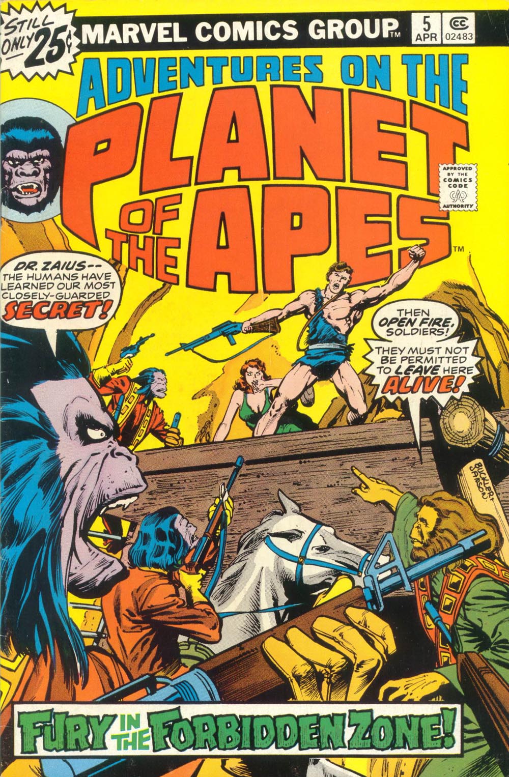 Read online Adventures on the Planet of the Apes comic -  Issue #5 - 1
