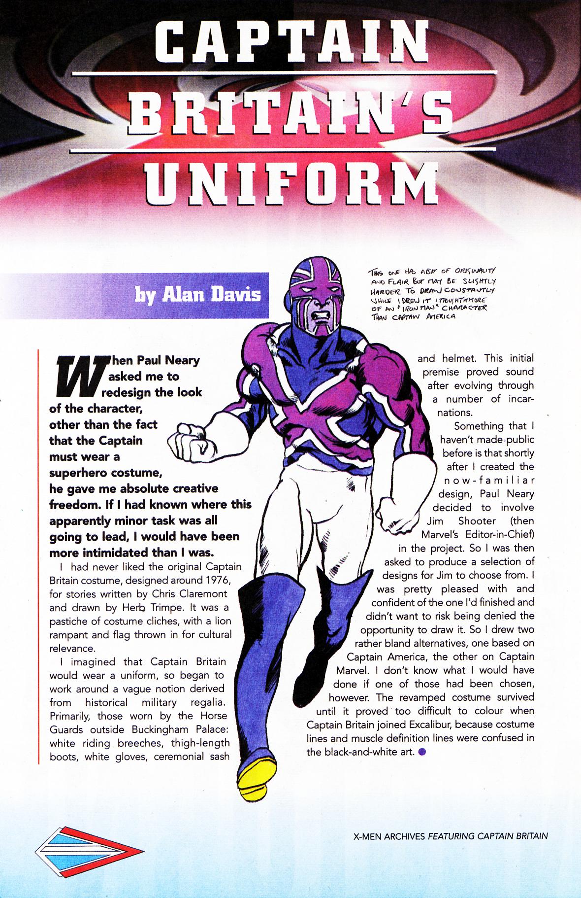 Read online X-Men Archives Featuring Captain Britain comic -  Issue #2 - 33