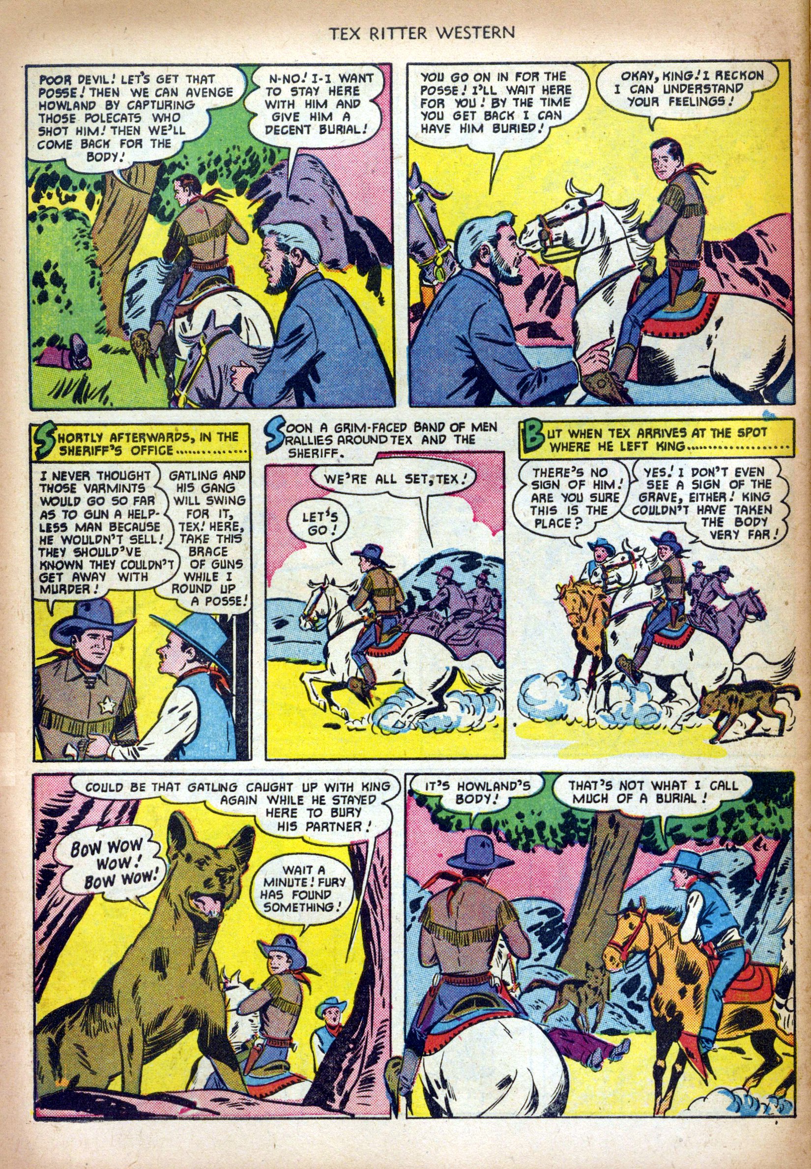Read online Tex Ritter Western comic -  Issue #5 - 30