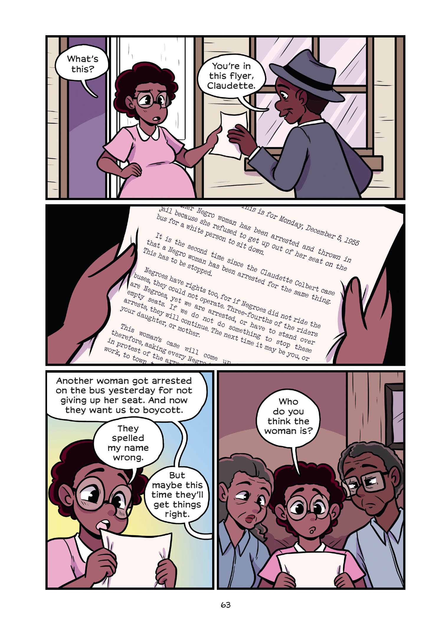 Read online History Comics comic -  Issue # Rosa Parks & Claudette Colvin - Civil Rights Heroes - 68