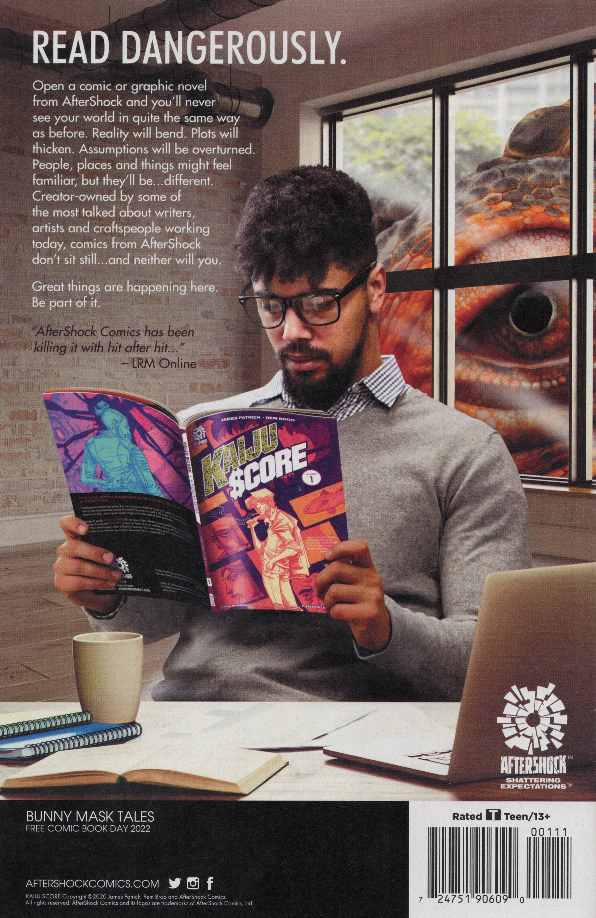 Read online Free Comic Book Day 2022 comic -  Issue # Aftershock Bunny Mask - 32