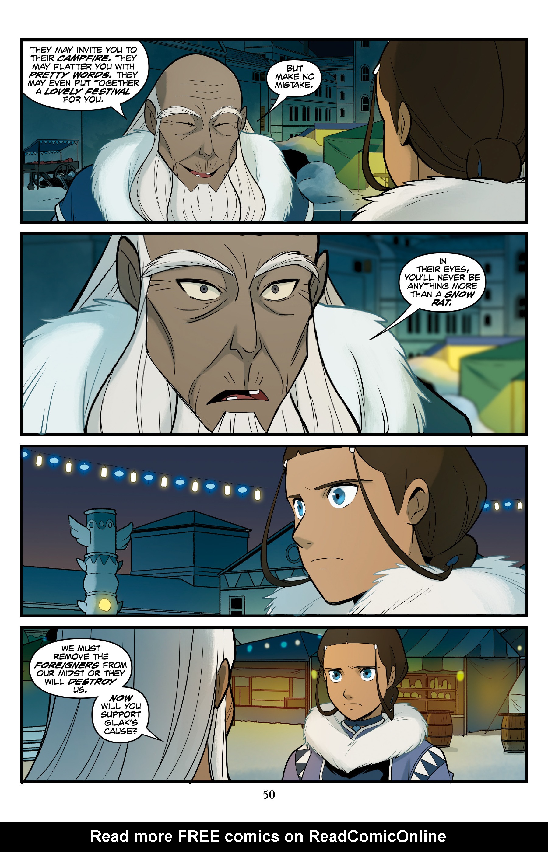 Read online Nickelodeon Avatar: The Last Airbender - North and South comic -  Issue #2 - 50