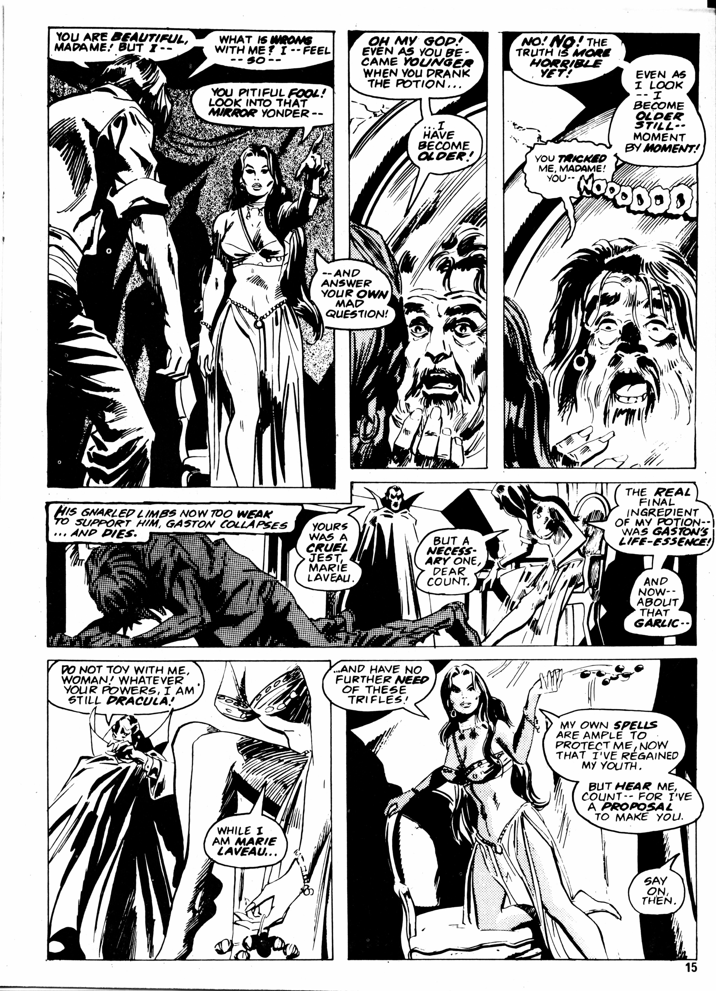 Read online Dracula Lives (1974) comic -  Issue #26 - 15