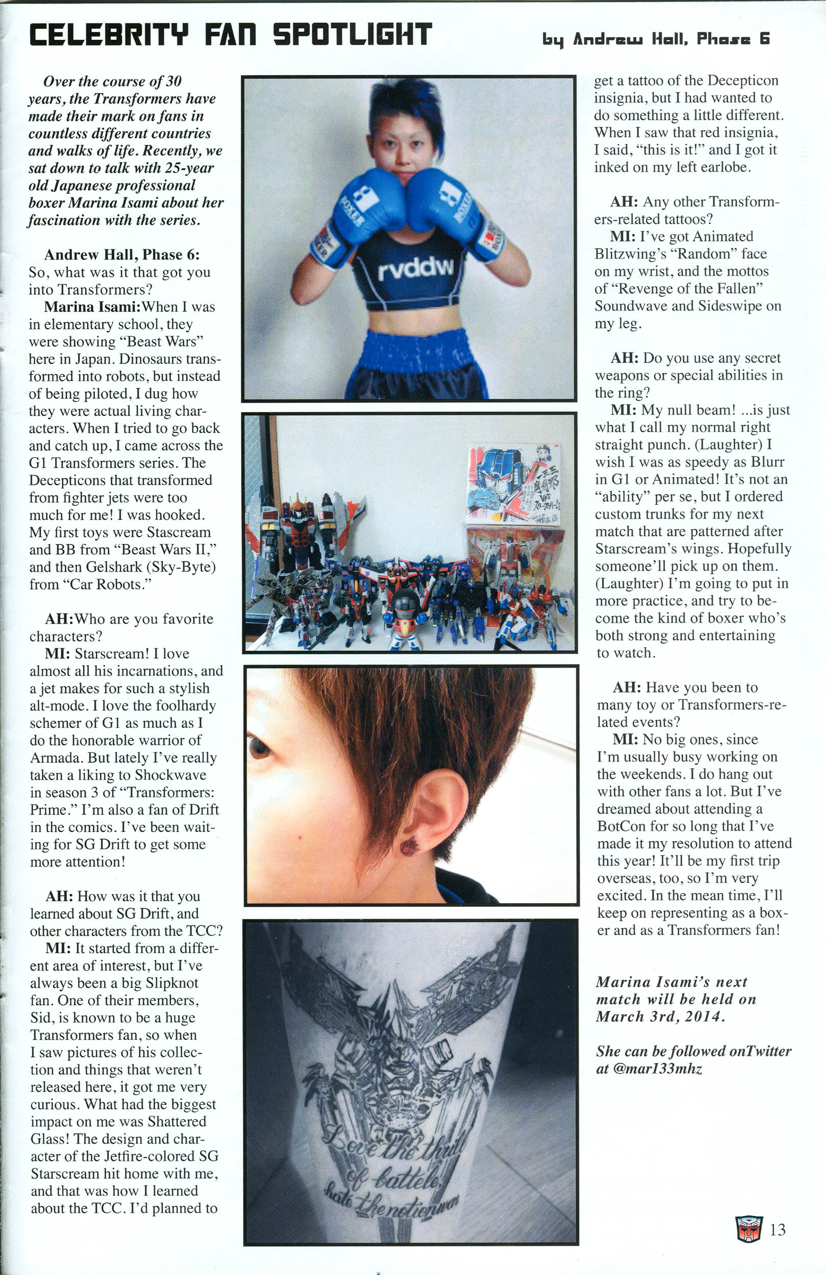 Read online Transformers: Collectors' Club comic -  Issue #55 - 13