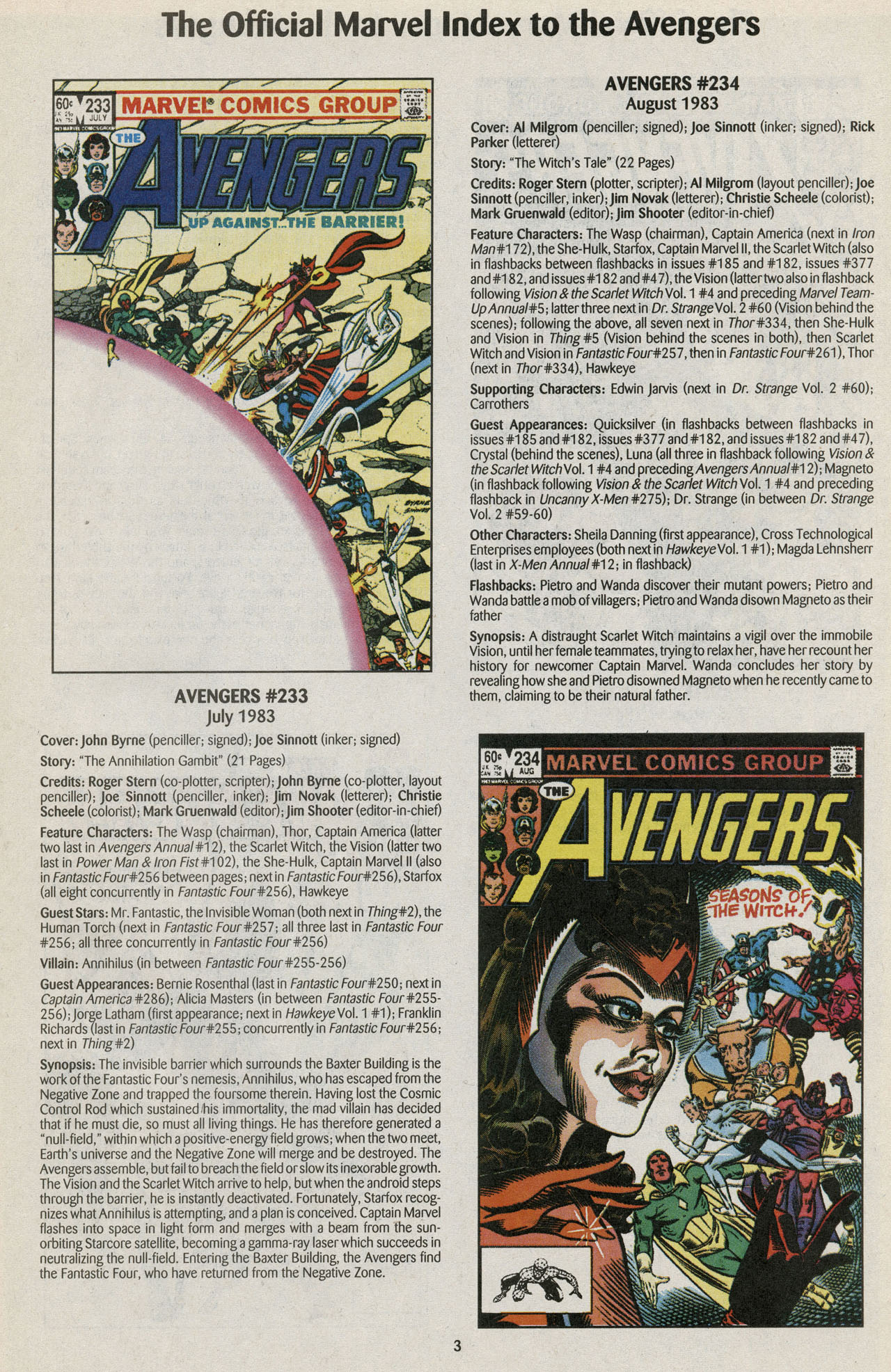 Read online The Official Marvel Index to the Avengers comic -  Issue #5 - 5