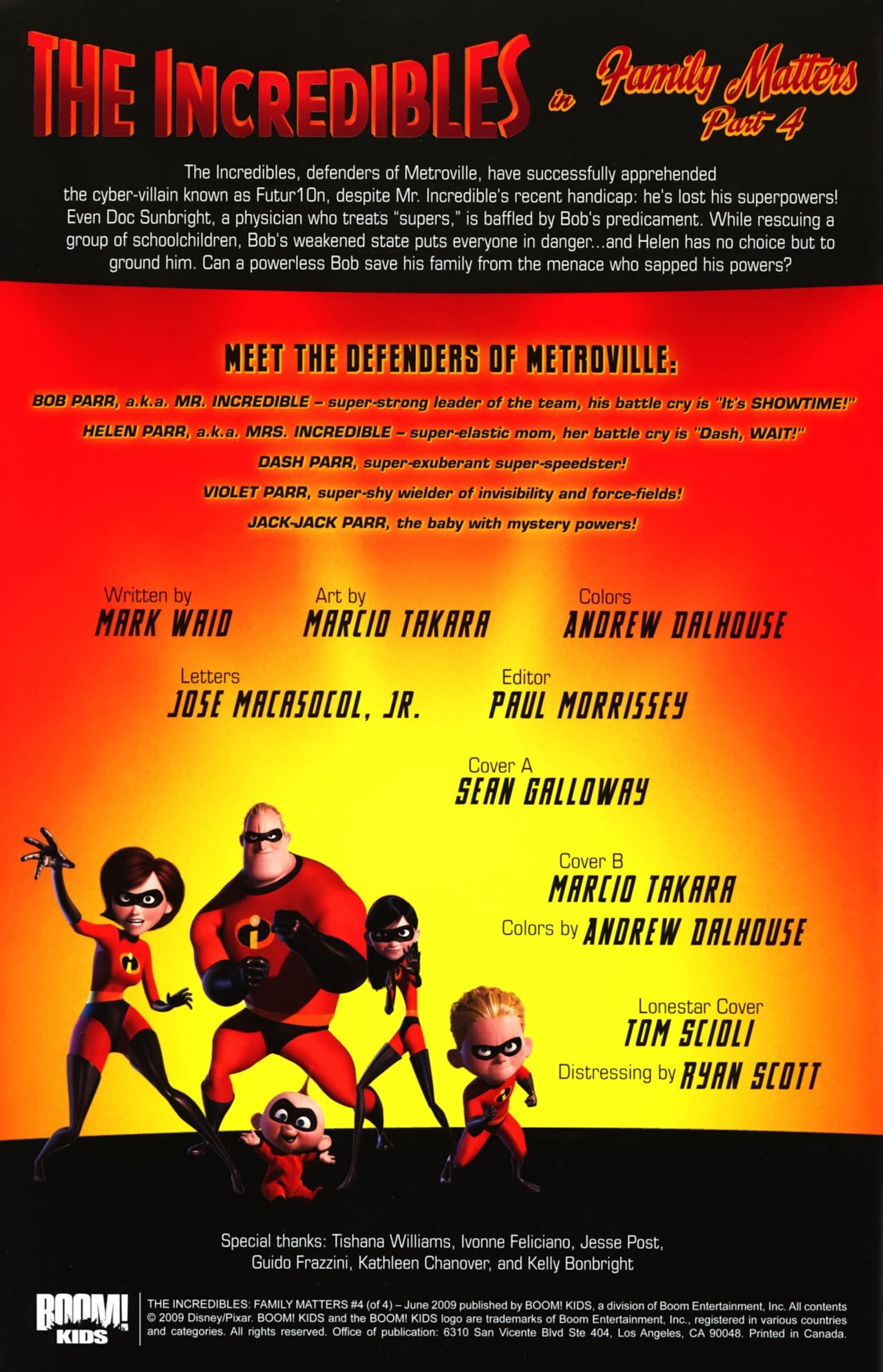 Read online The Incredibles: Family Matters comic -  Issue #4 - 3