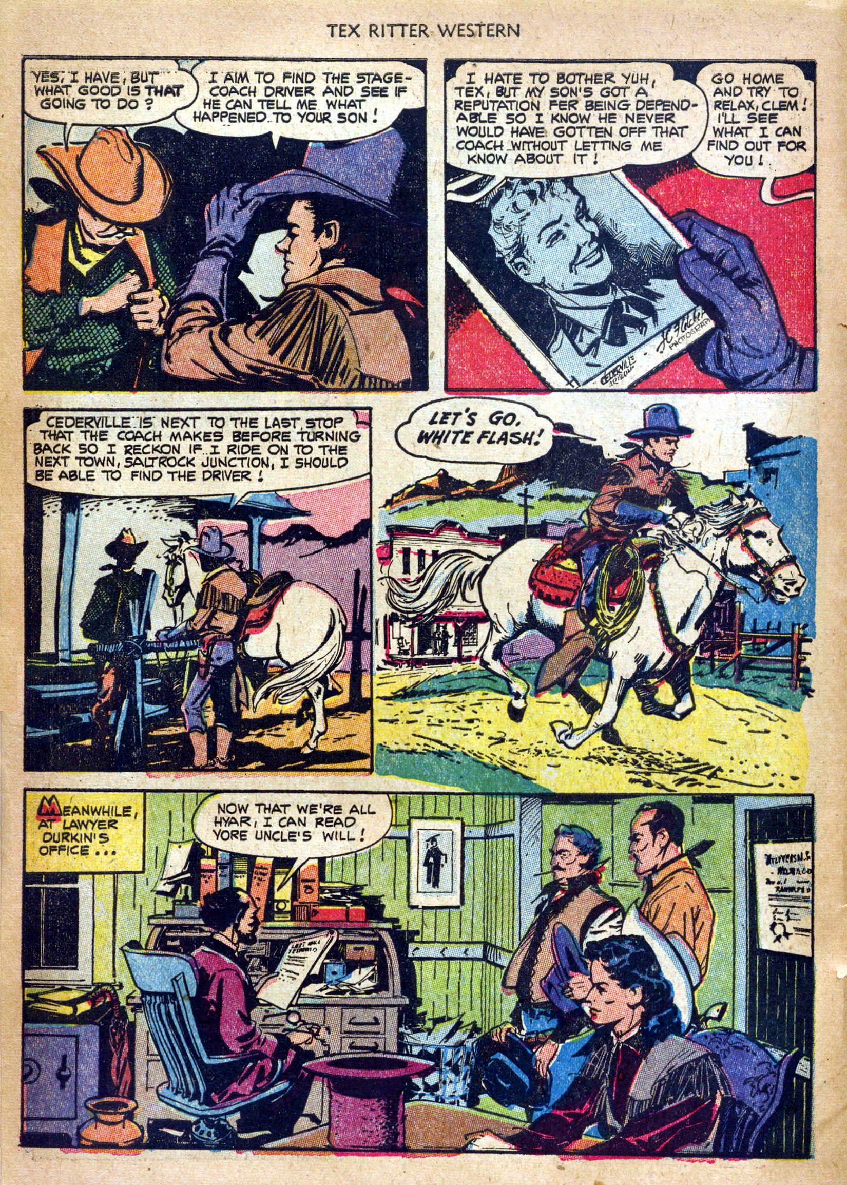 Read online Tex Ritter Western comic -  Issue #18 - 6