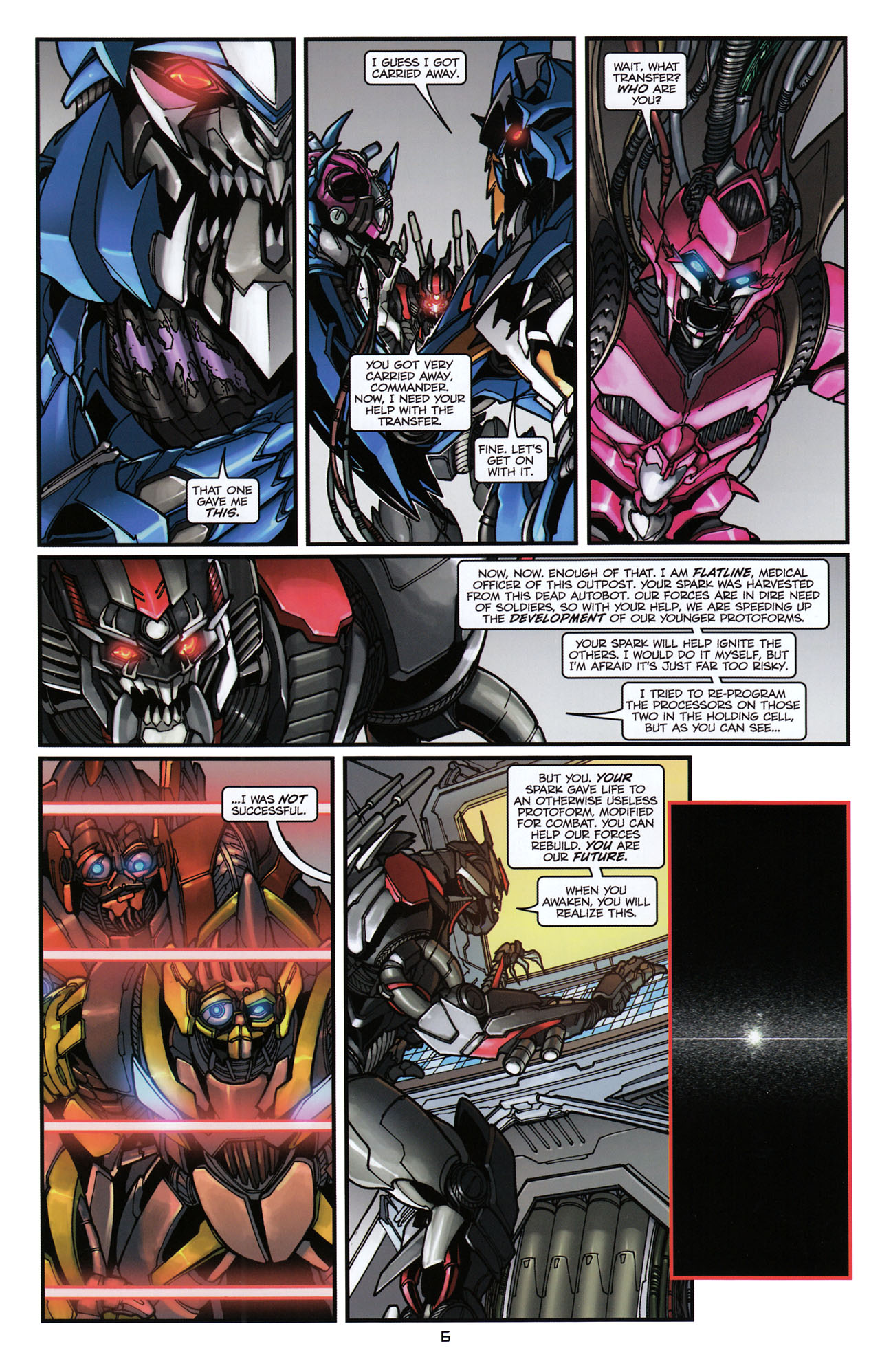 Read online Transformers: Tales of The Fallen comic -  Issue #6 - 8