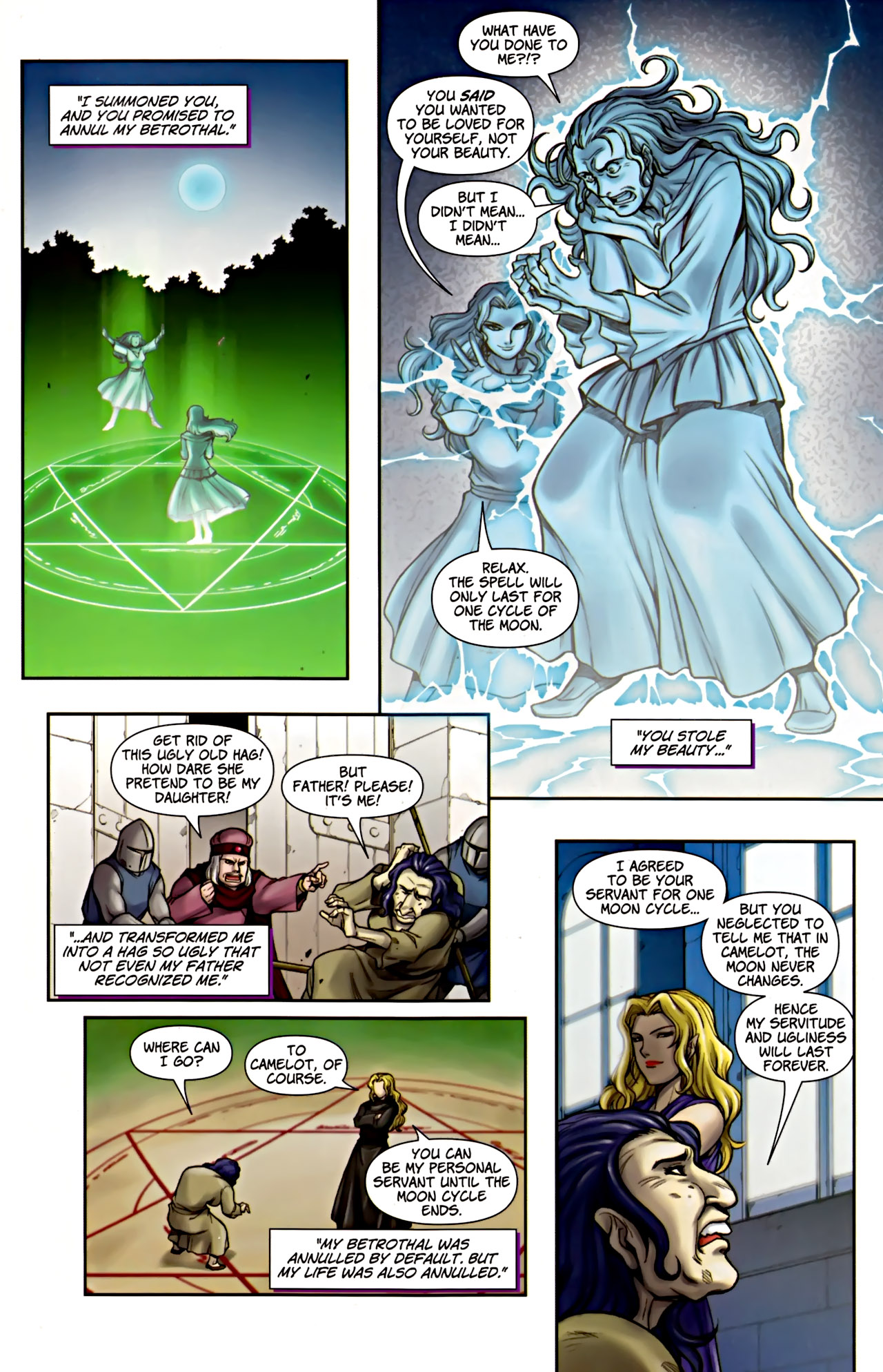 Read online Lords of Avalon: Knight of Darkness comic -  Issue #1 - 23