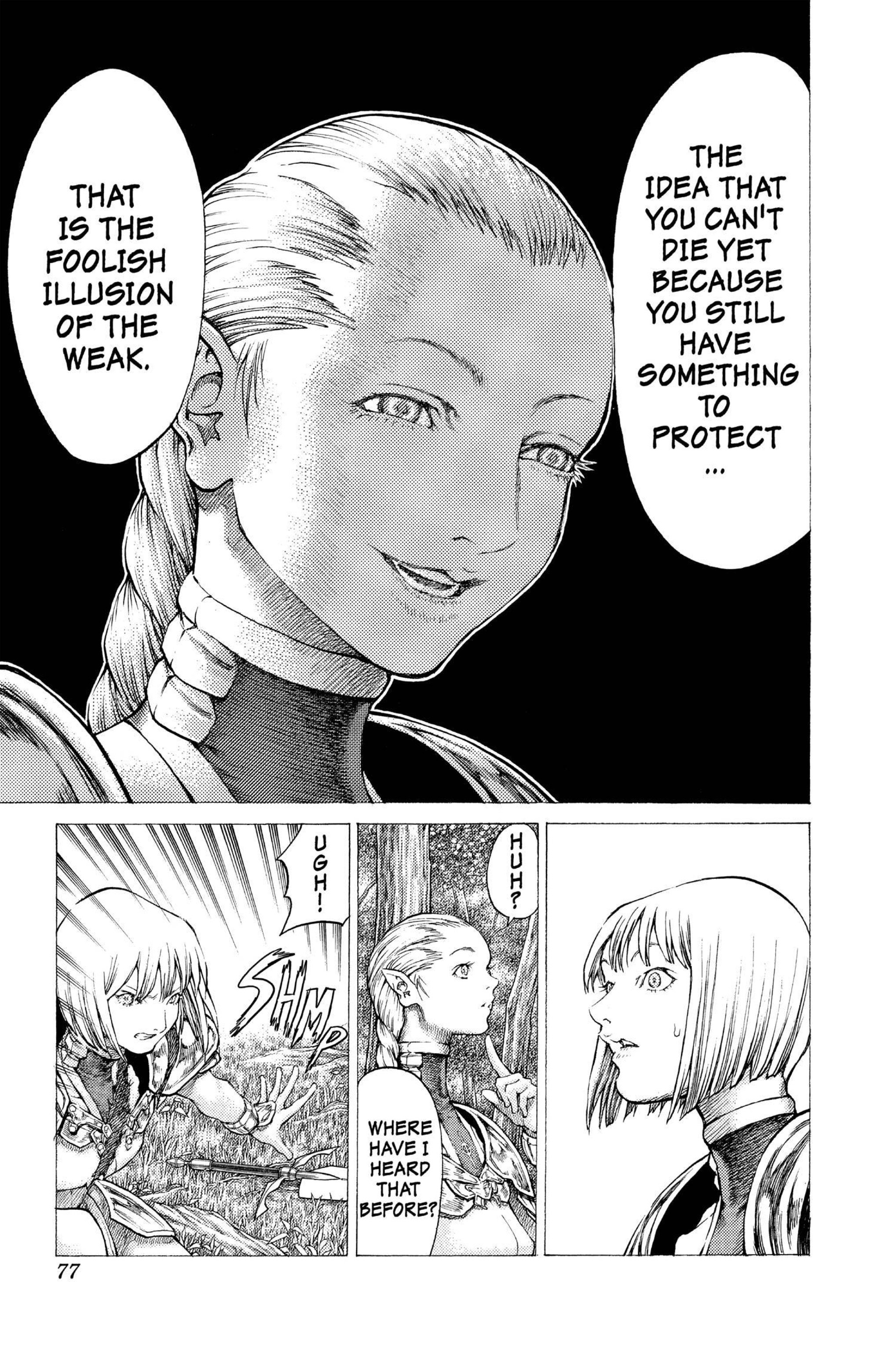 Read online Claymore comic -  Issue #7 - 72