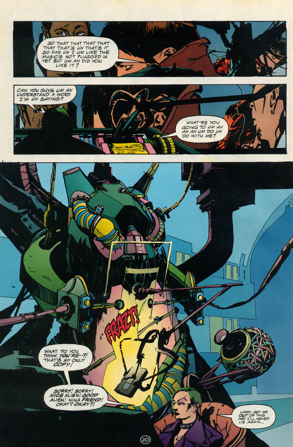 Read online Challengers of the Unknown (1997) comic -  Issue #4 - 21