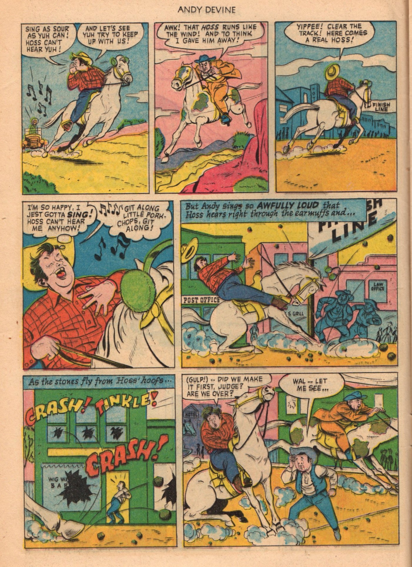 Read online Andy Devine Western comic -  Issue #1 - 12