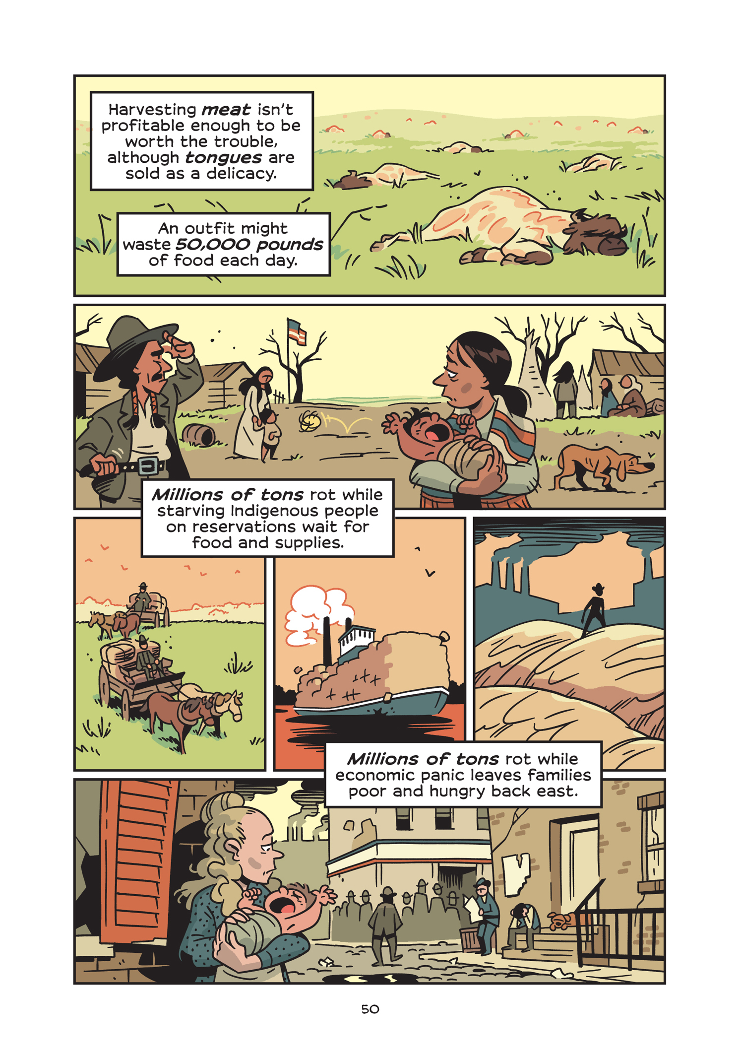 Read online History Comics comic -  Issue # The American Bison - The Buffalos Survival Tale - 56