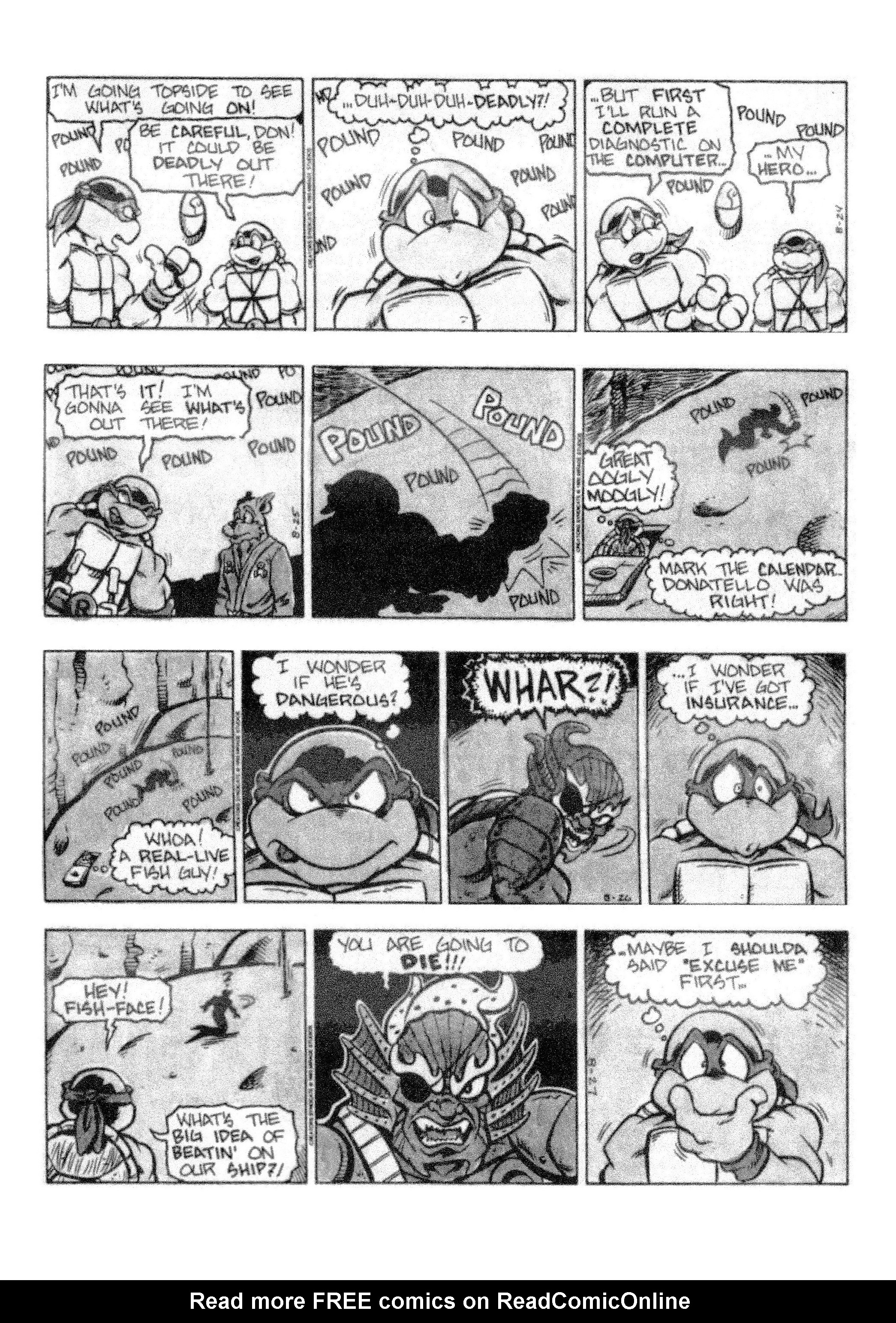 Read online Teenage Mutant Ninja Turtles: Complete Newspaper Daily Comic Strip Collection comic -  Issue # TPB 2 (Part 2) - 94