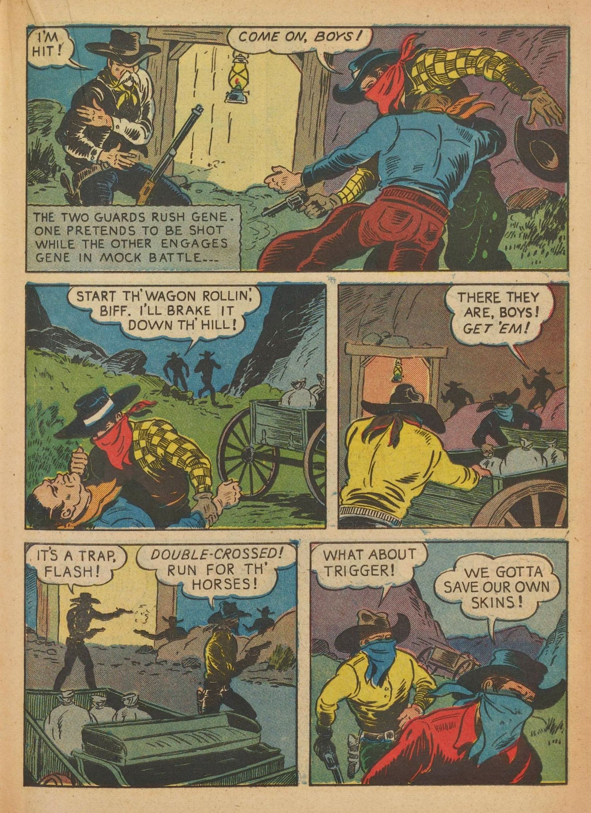 Read online Gene Autry Comics comic -  Issue #8 - 35