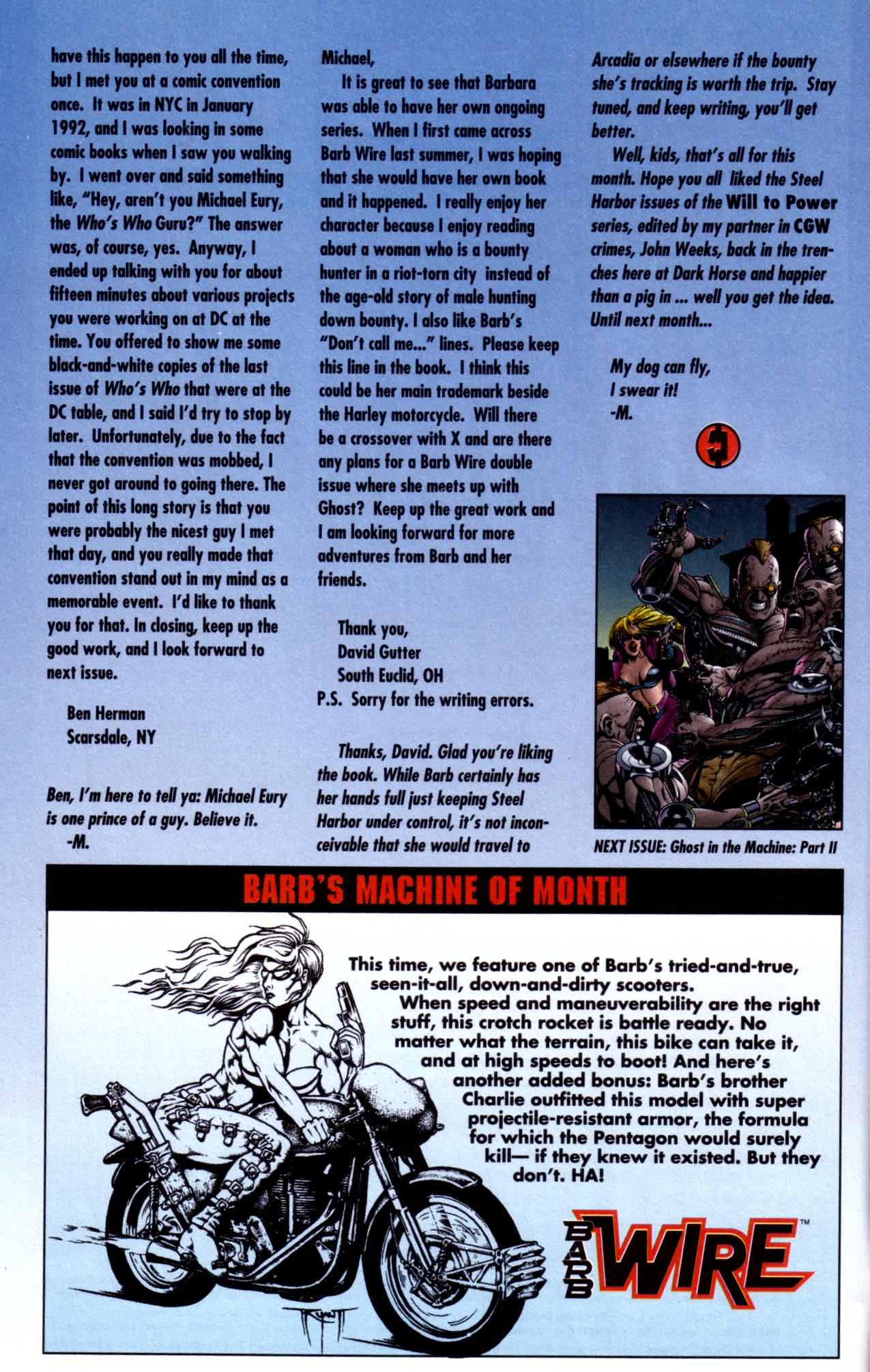 Read online Barb Wire (1994) comic -  Issue #4 - 25