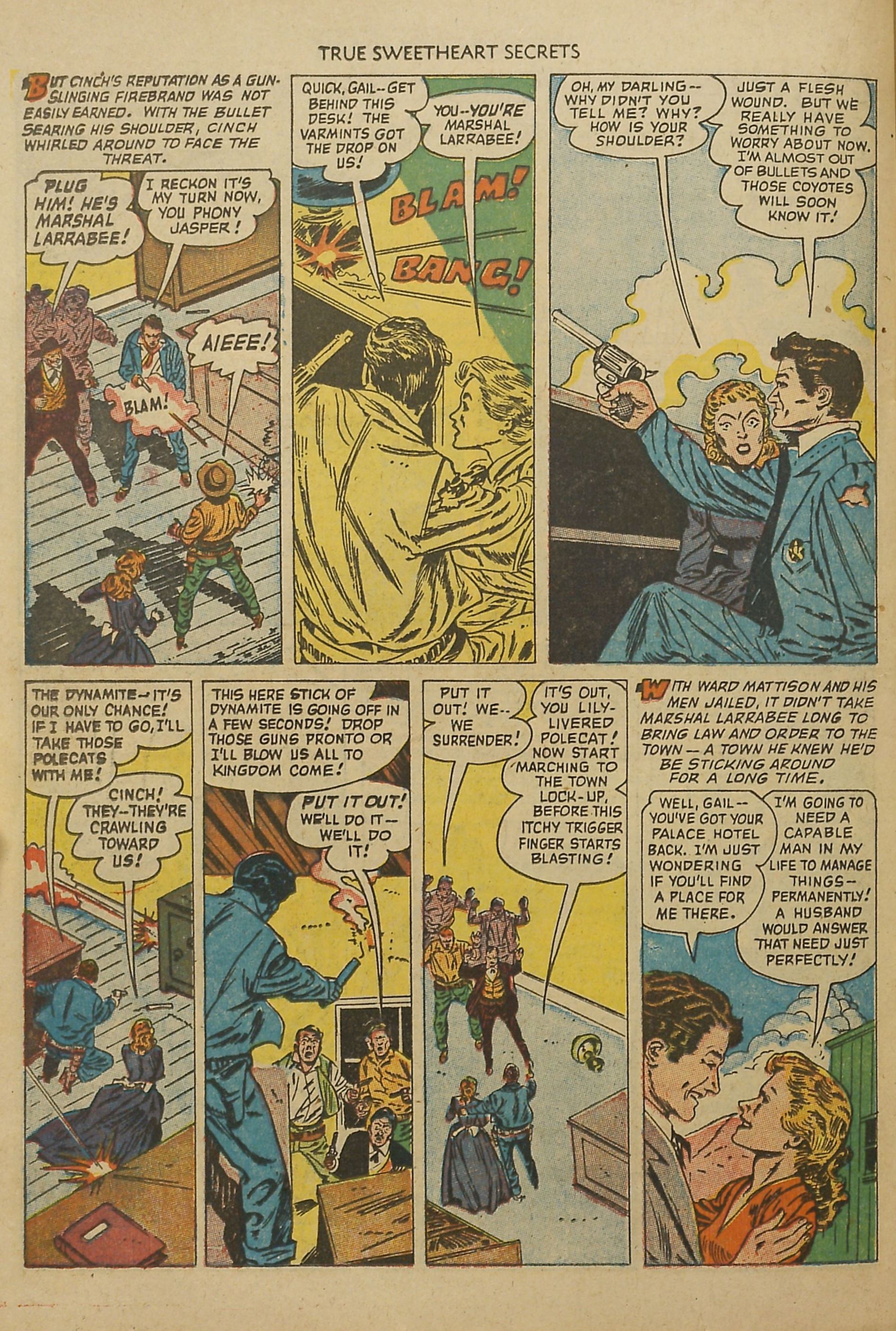 Read online True Sweetheart Secrets comic -  Issue #10 - 22