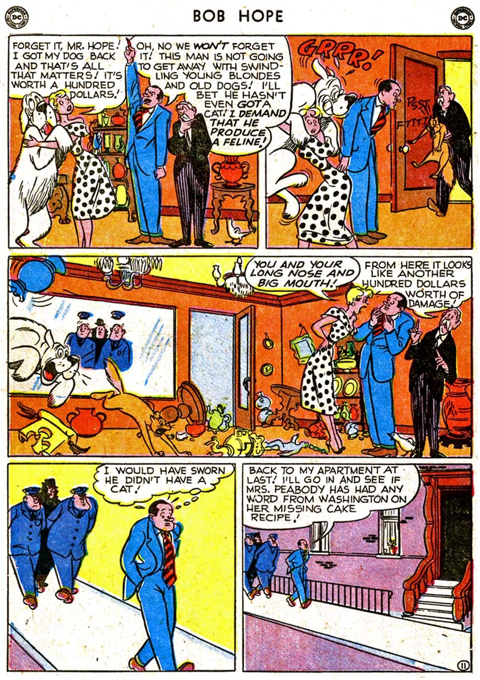 Read online The Adventures of Bob Hope comic -  Issue #4 - 44