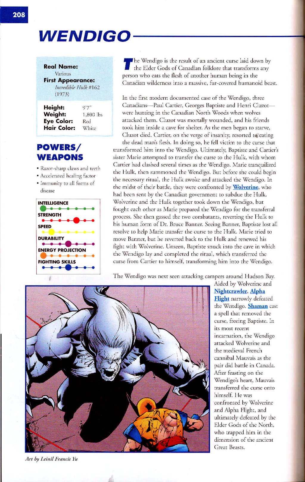 Read online Marvel Encyclopedia comic -  Issue # TPB 2 - 210