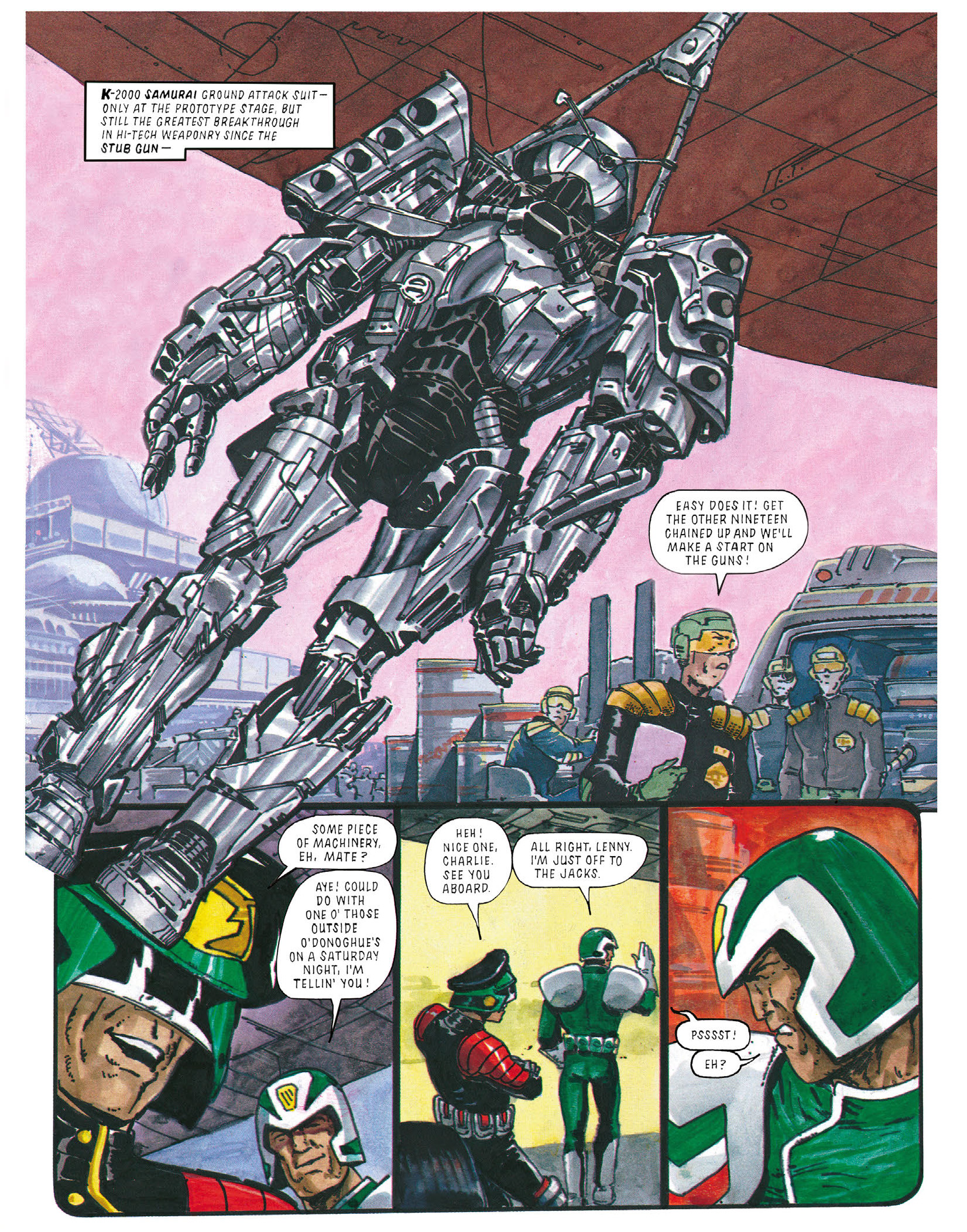 Read online Essential Judge Dredd: Judgement Day comic -  Issue # TPB - 100
