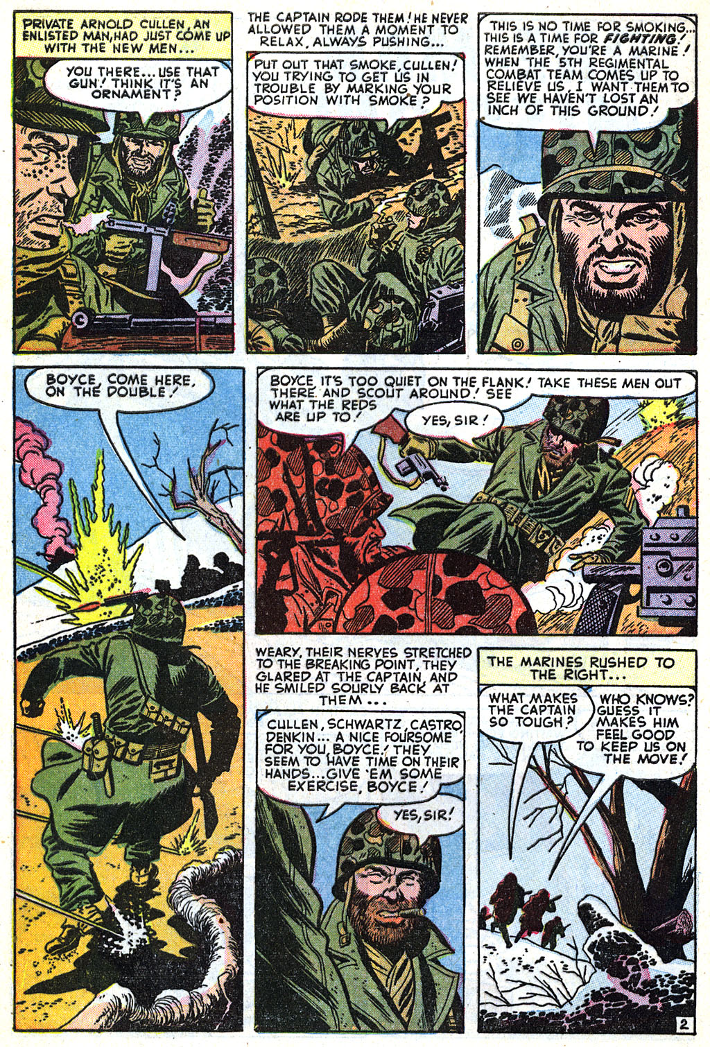Read online Marines in Action comic -  Issue #2 - 28