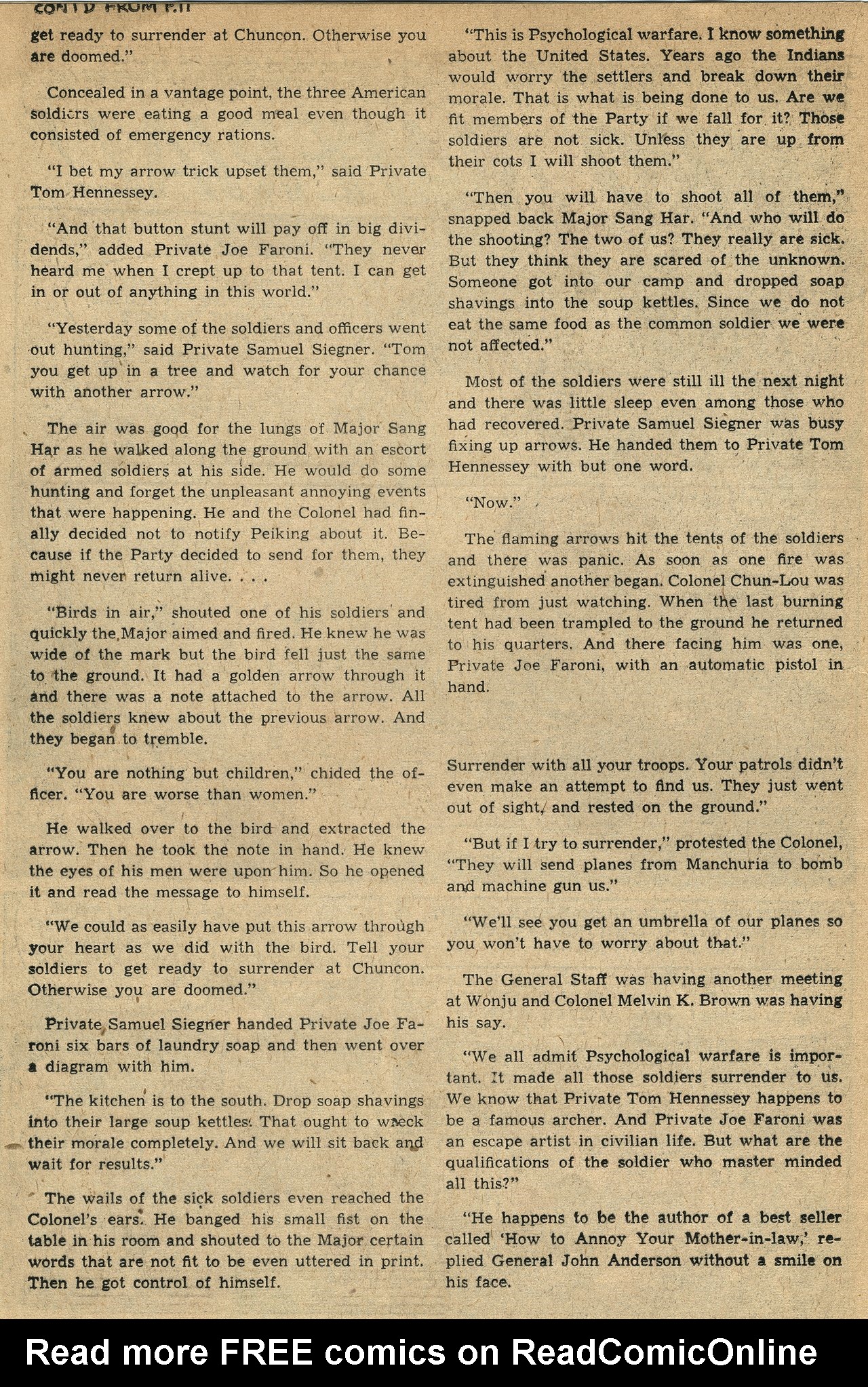 Read online Men in Action (1957) comic -  Issue #4 - 20