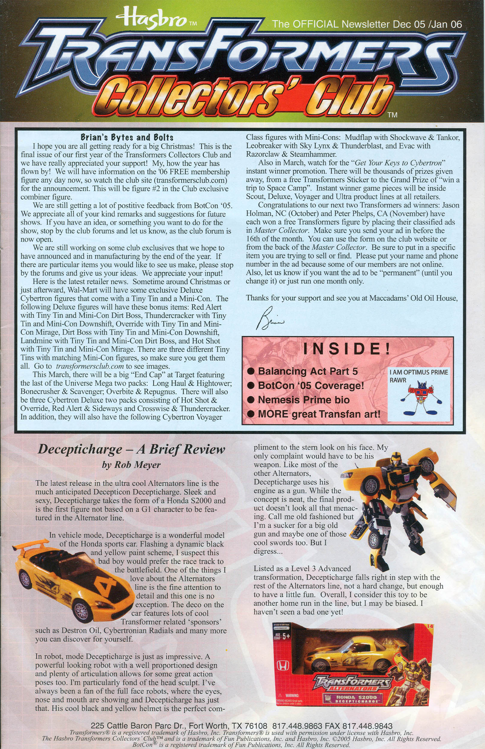 Read online Transformers: Collectors' Club comic -  Issue #6 - 1