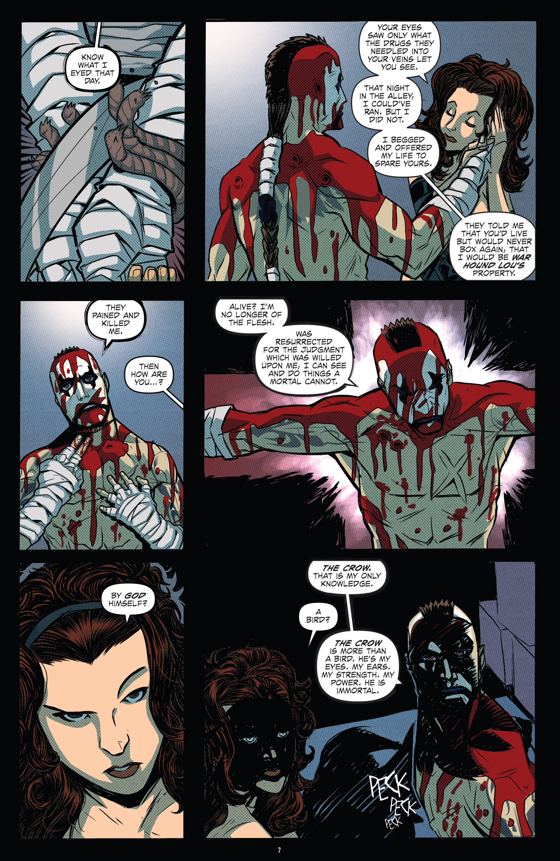 Read online The Crow: Pestilence comic -  Issue #4 - 9