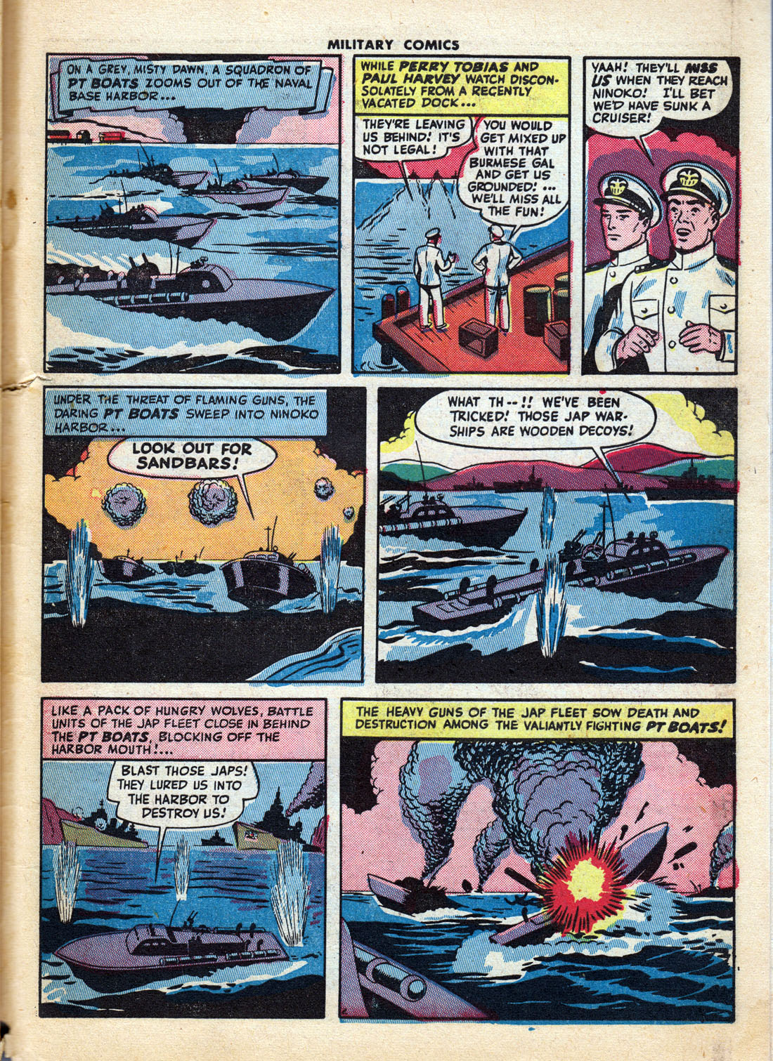 Read online Military Comics comic -  Issue #37 - 51