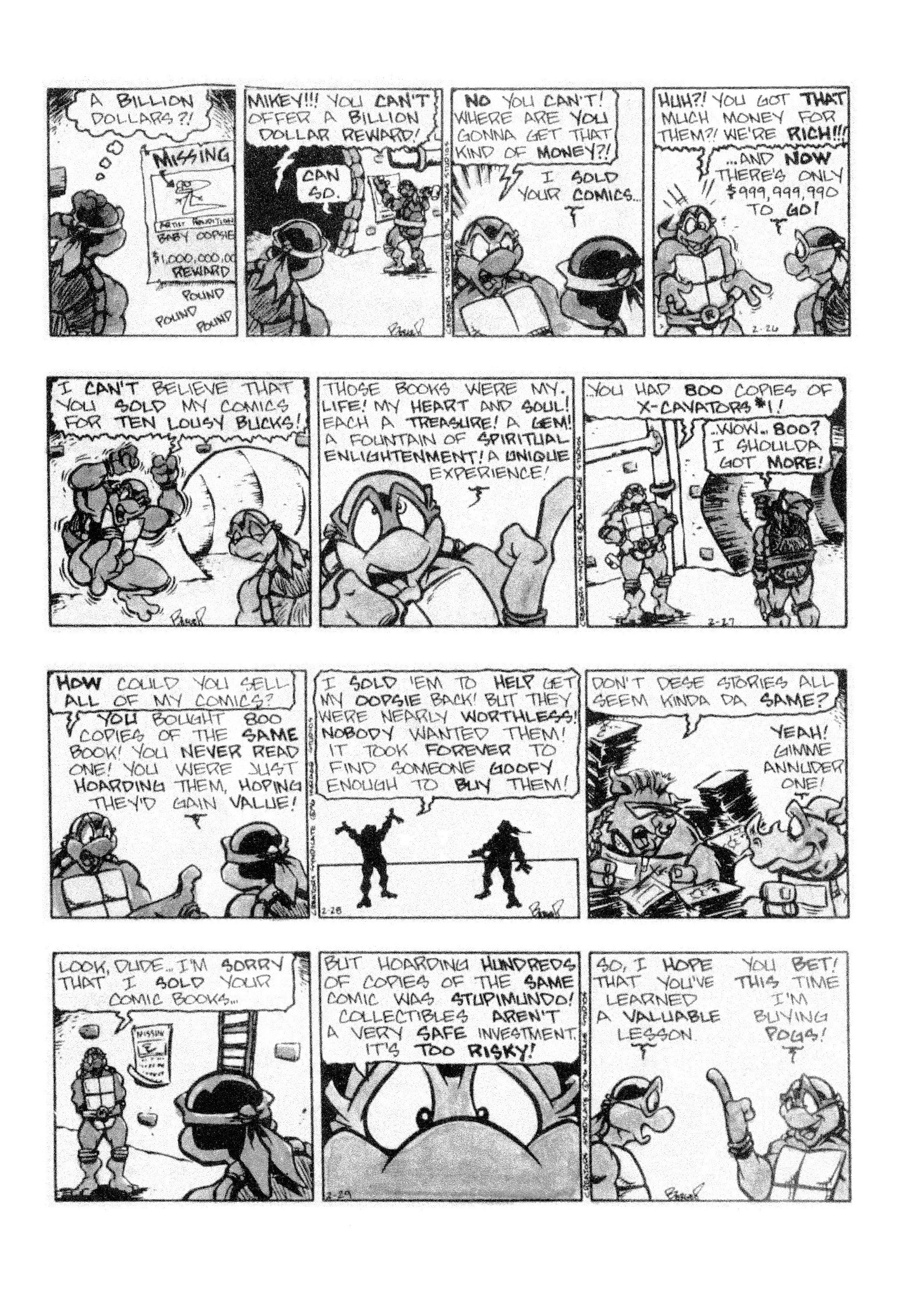 Read online Teenage Mutant Ninja Turtles: Complete Newspaper Daily Comic Strip Collection comic -  Issue # TPB 3 (Part 2) - 45