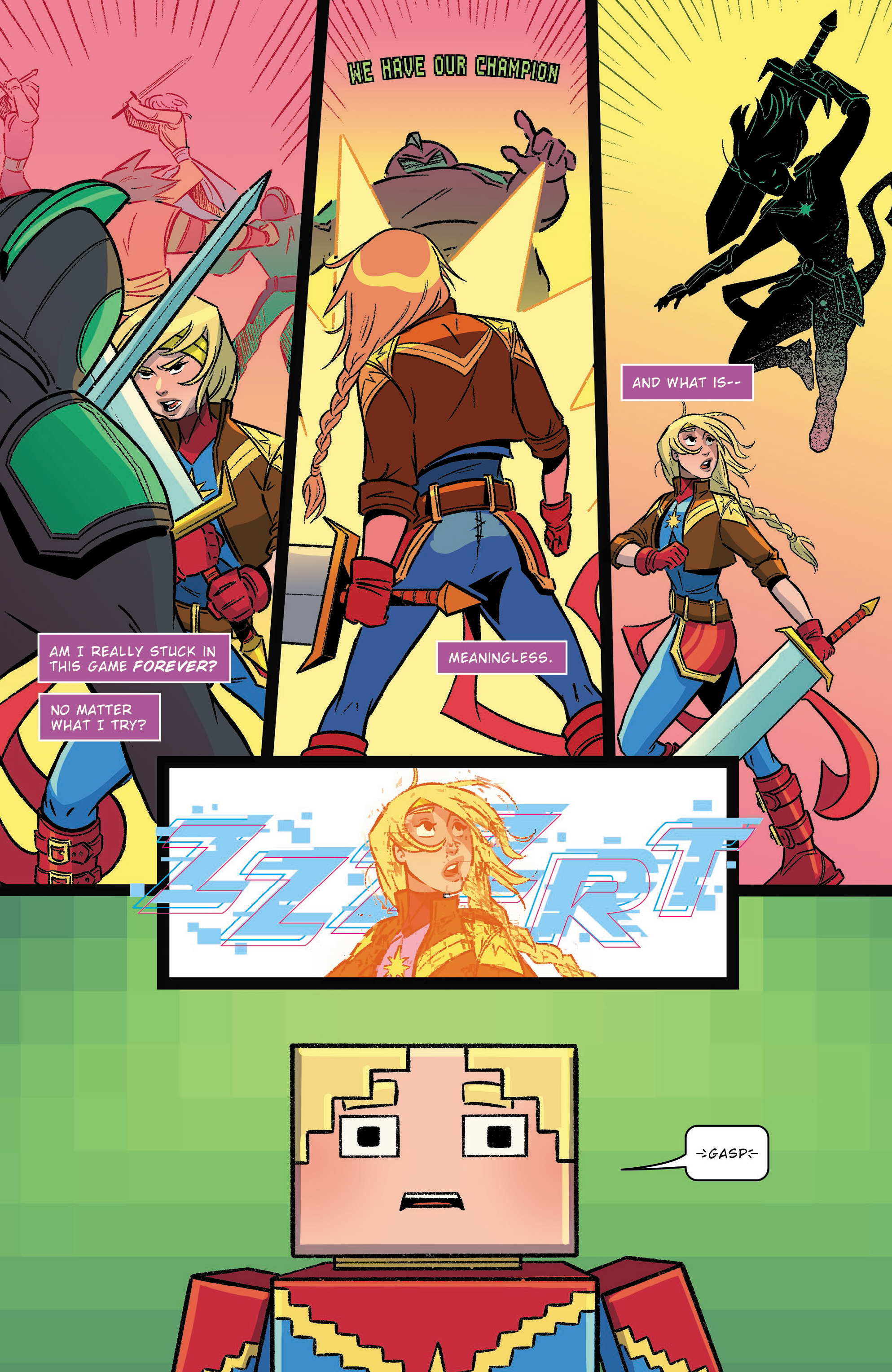 Read online Captain Marvel: Game On comic -  Issue # TPB (Part 3) - 3
