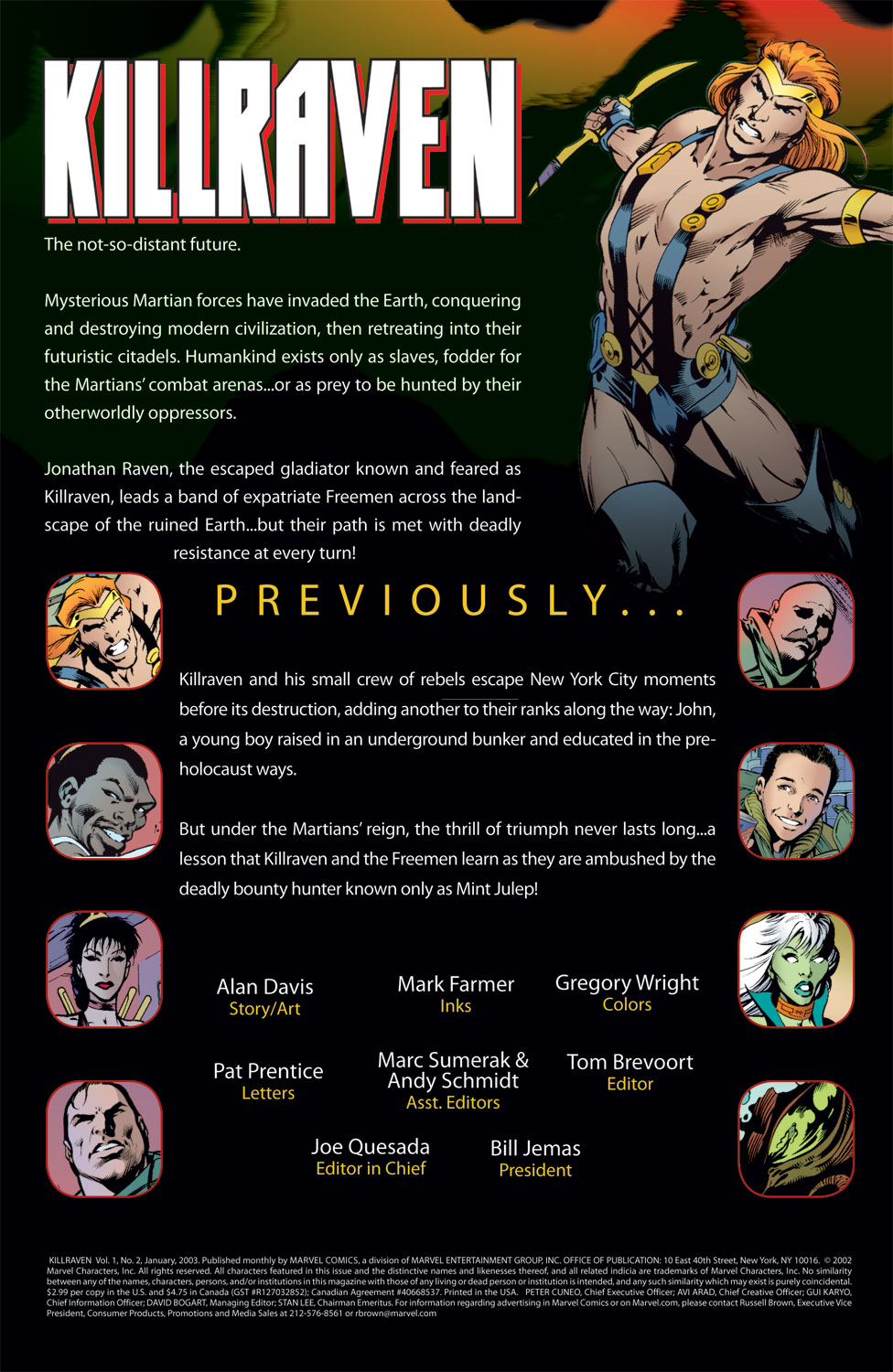 Read online Killraven (2002) comic -  Issue #2 - 2