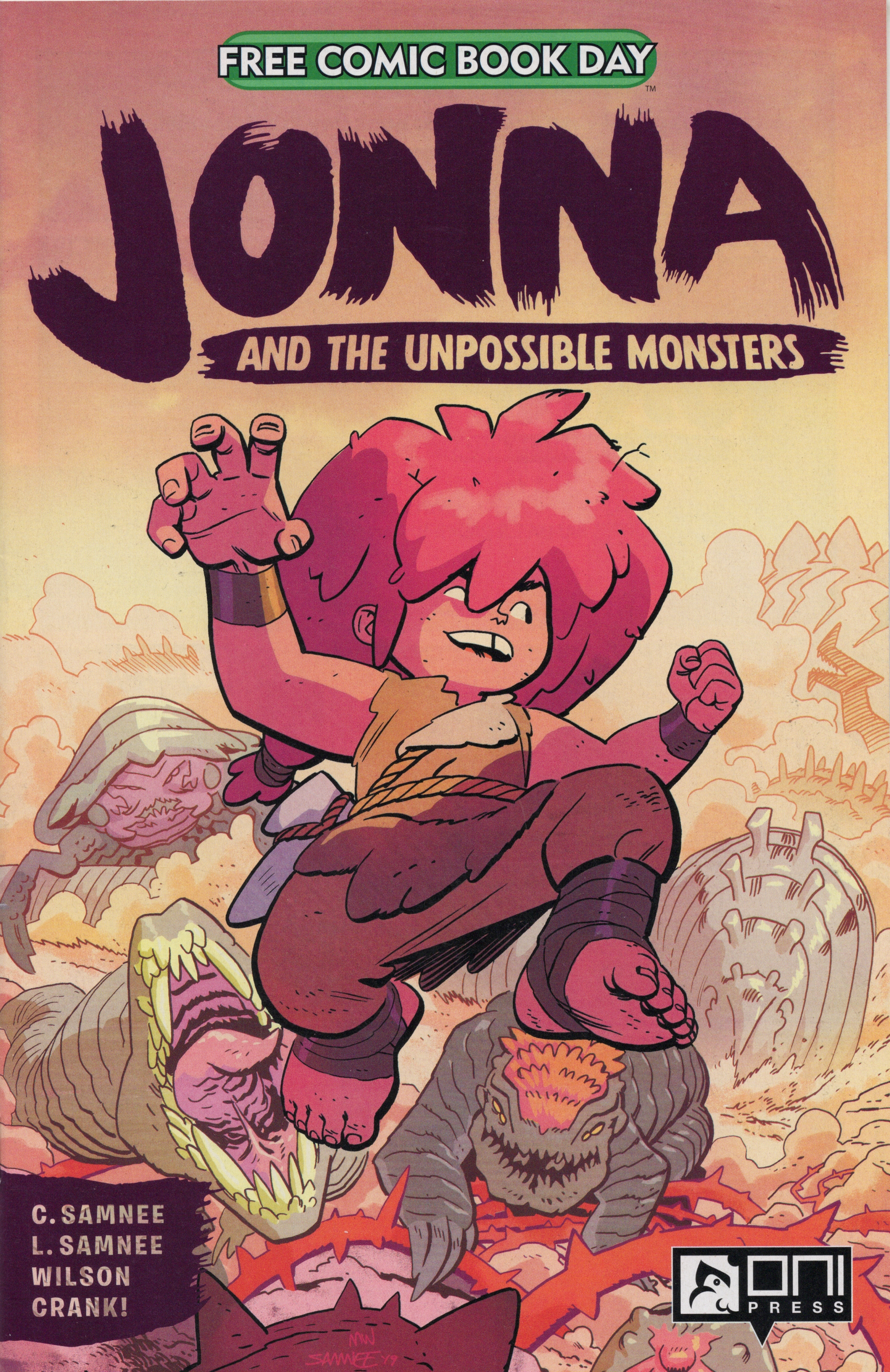 Read online Free Comic Book Day 2022 comic -  Issue # One Press Jonna And The Unpossible Monsters - 1
