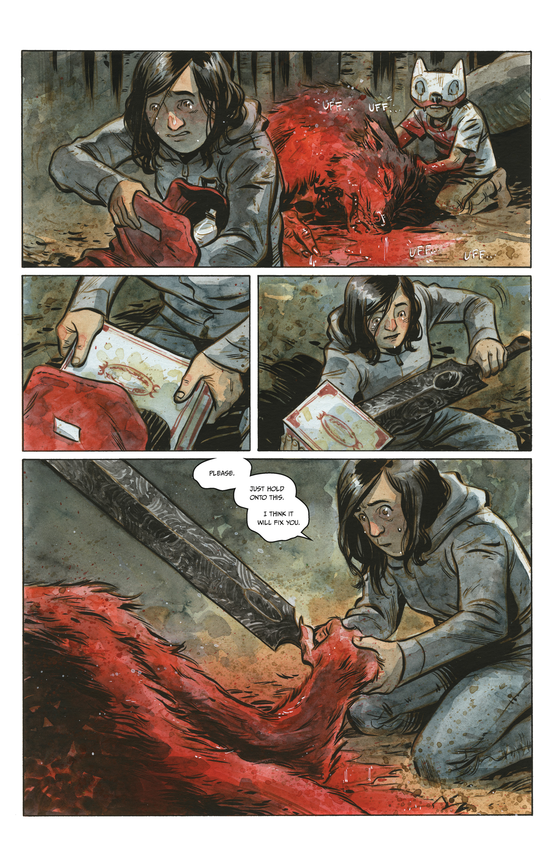 Read online The Lonesome Hunters: The Wolf Child comic -  Issue #3 - 22