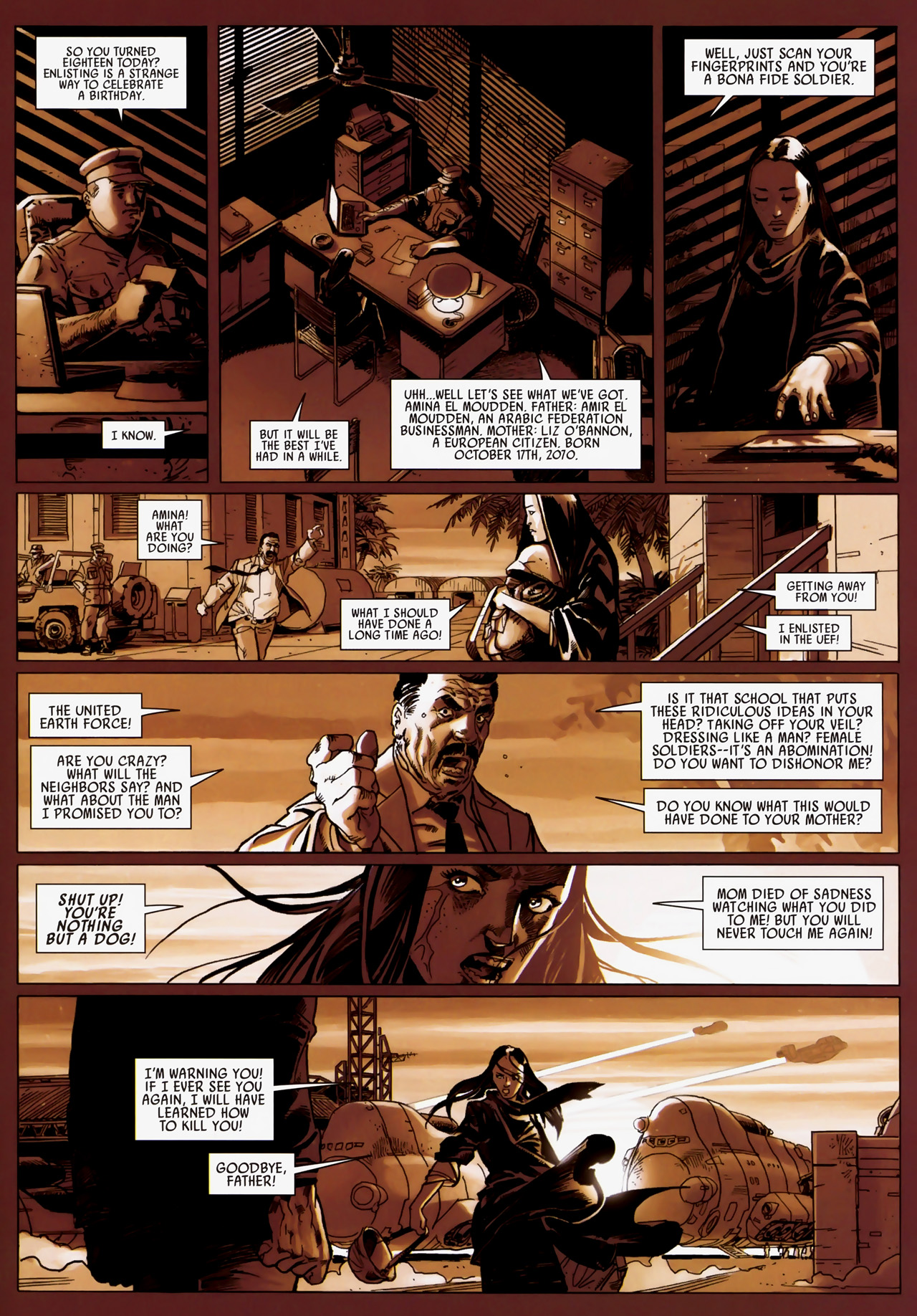 Read online Universal War One comic -  Issue #2 - 7