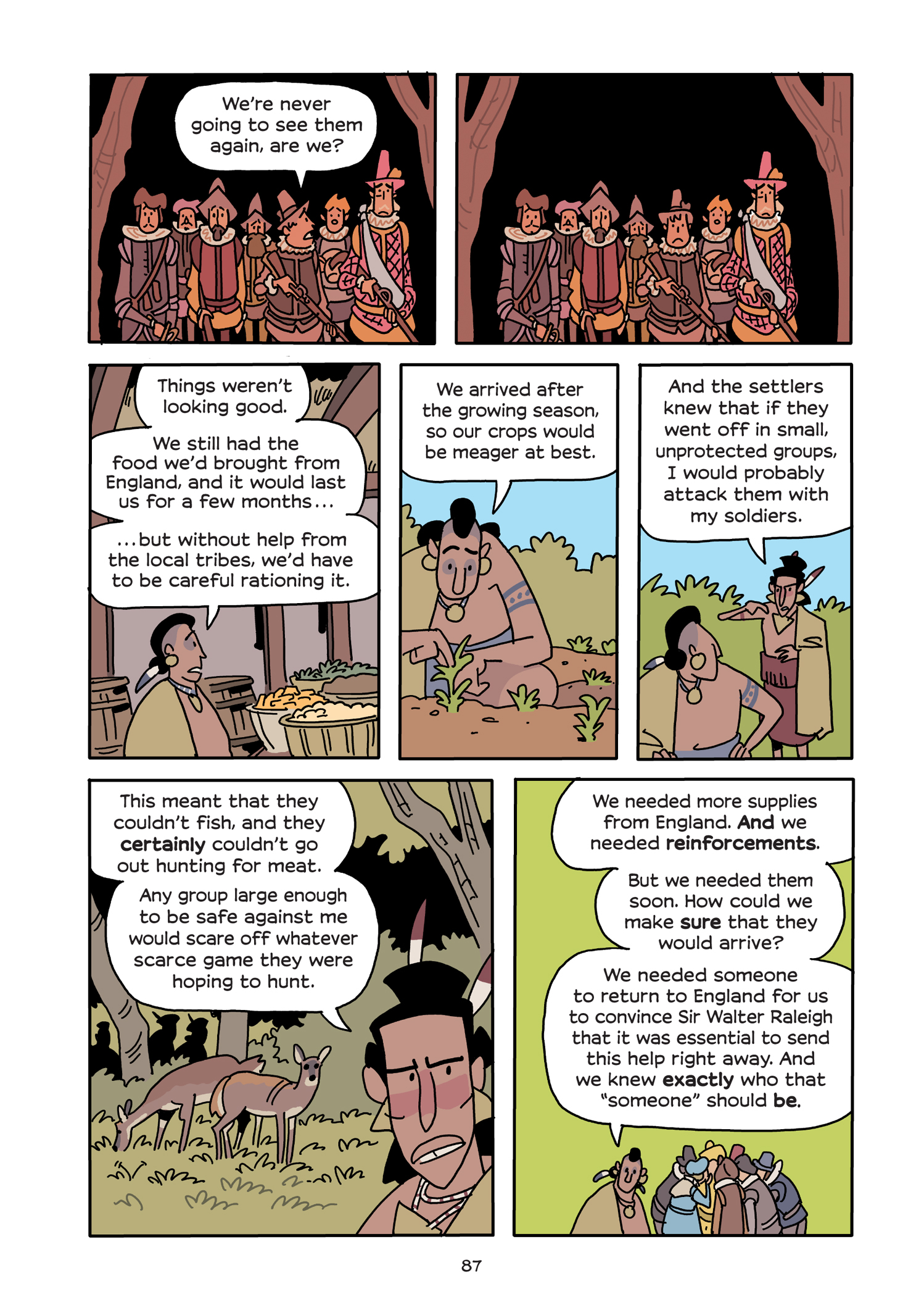 Read online History Comics comic -  Issue # The Roanoke Colony - Americas First Mystery - 92