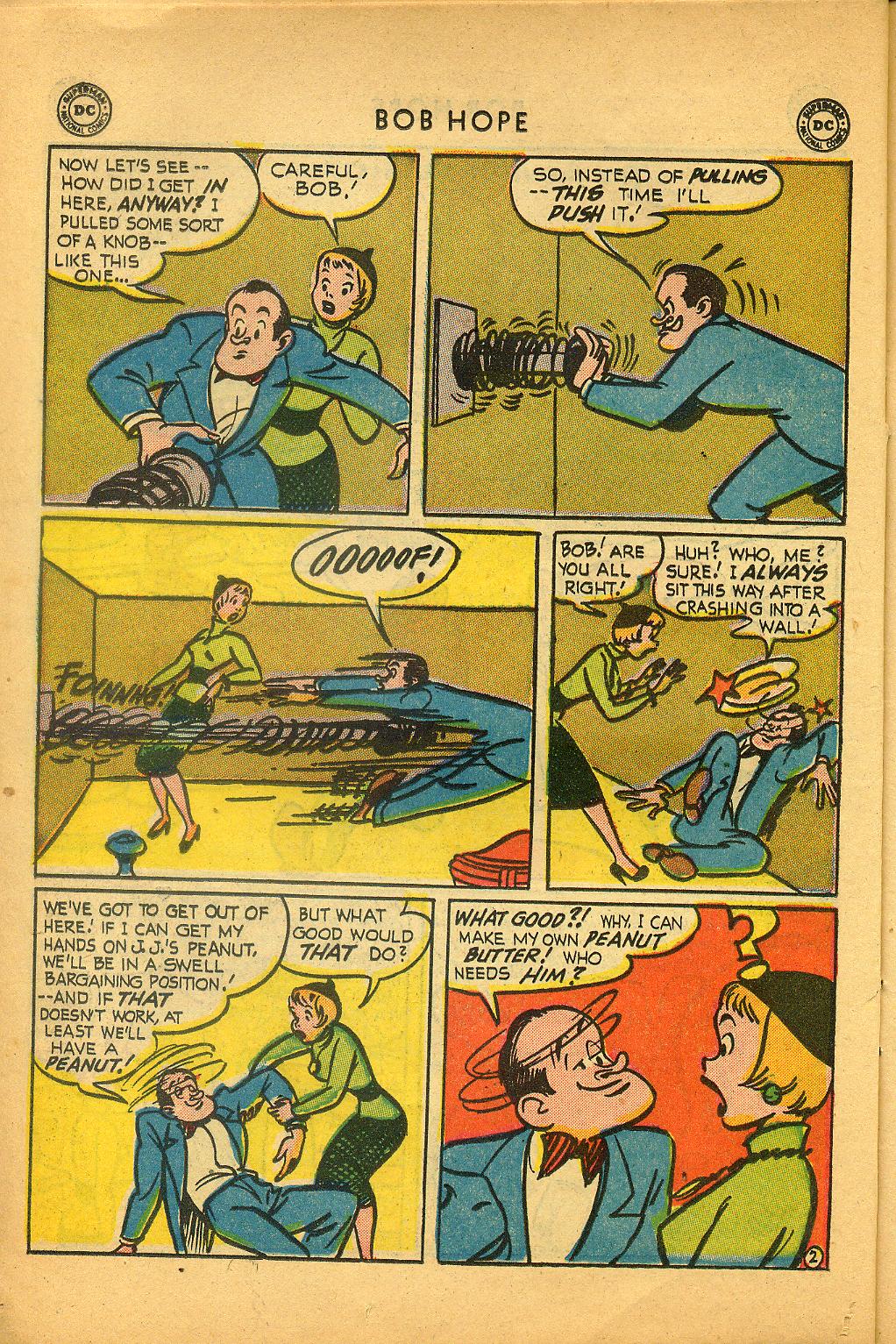 Read online The Adventures of Bob Hope comic -  Issue #28 - 28