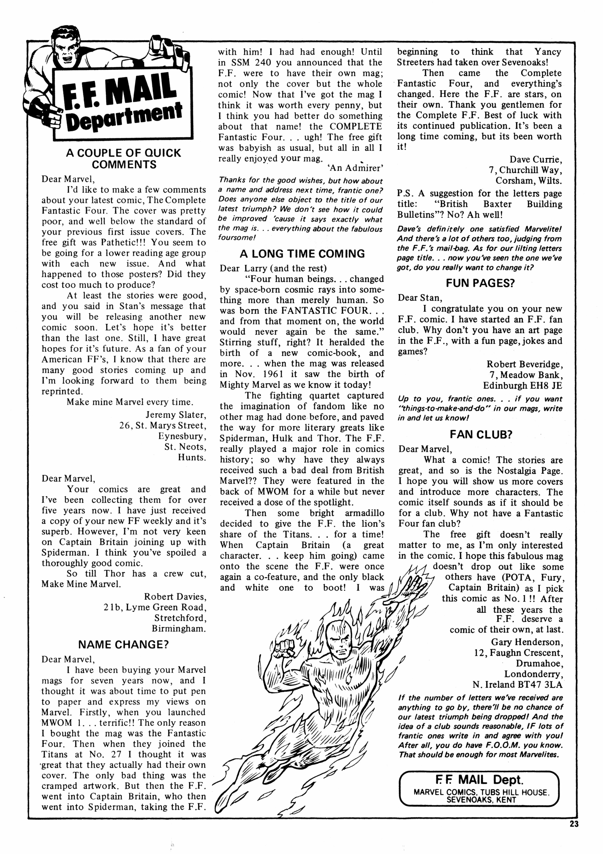 Read online Fantastic Four (1982) comic -  Issue #16 - 22