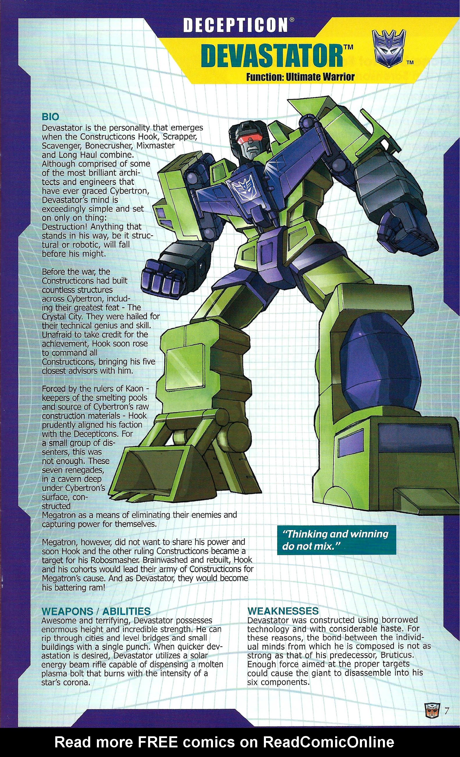 Read online Transformers: Collectors' Club comic -  Issue #42 - 7
