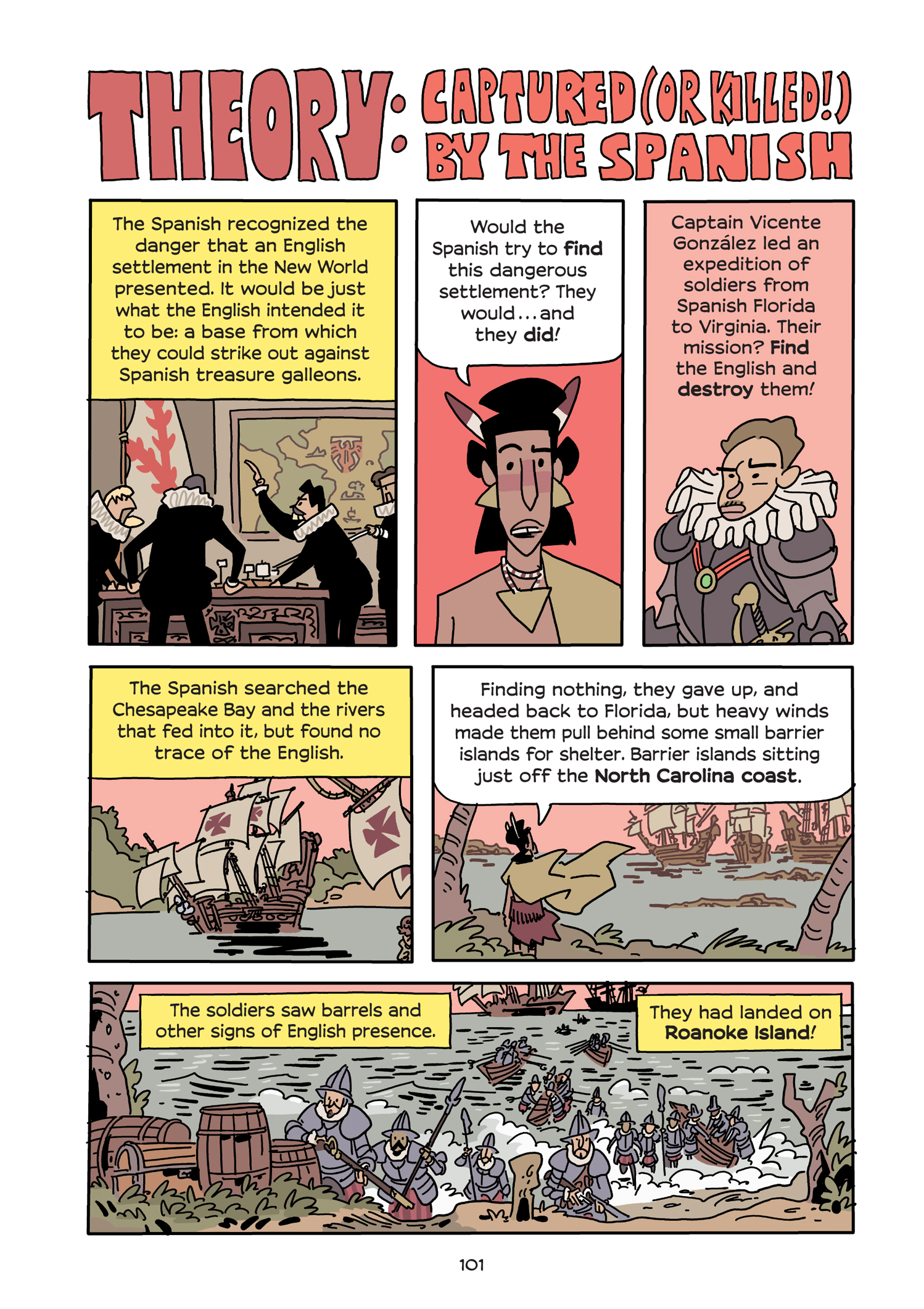 Read online History Comics comic -  Issue # The Roanoke Colony - Americas First Mystery - 106