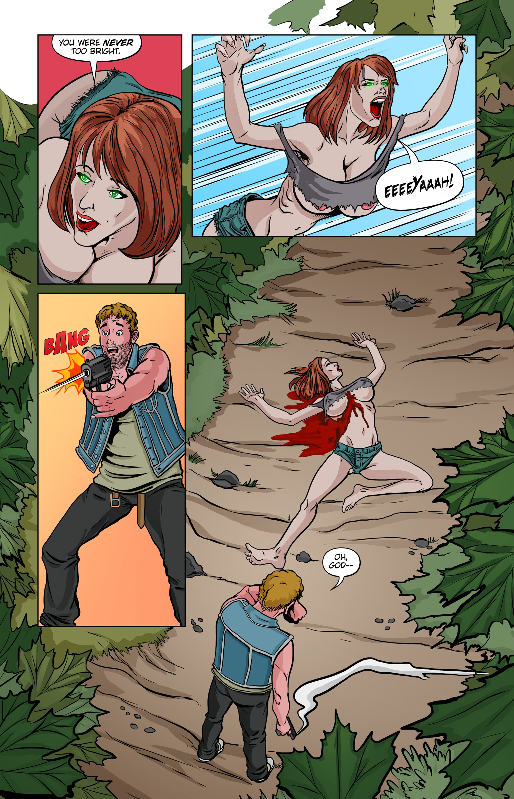 Read online Lesbian Zombies from Outer Space comic -  Issue #6 - 8