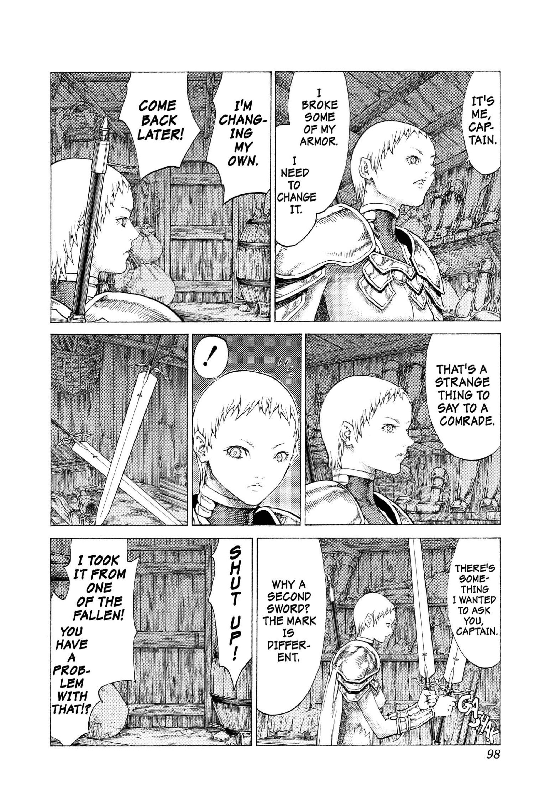 Read online Claymore comic -  Issue #10 - 91