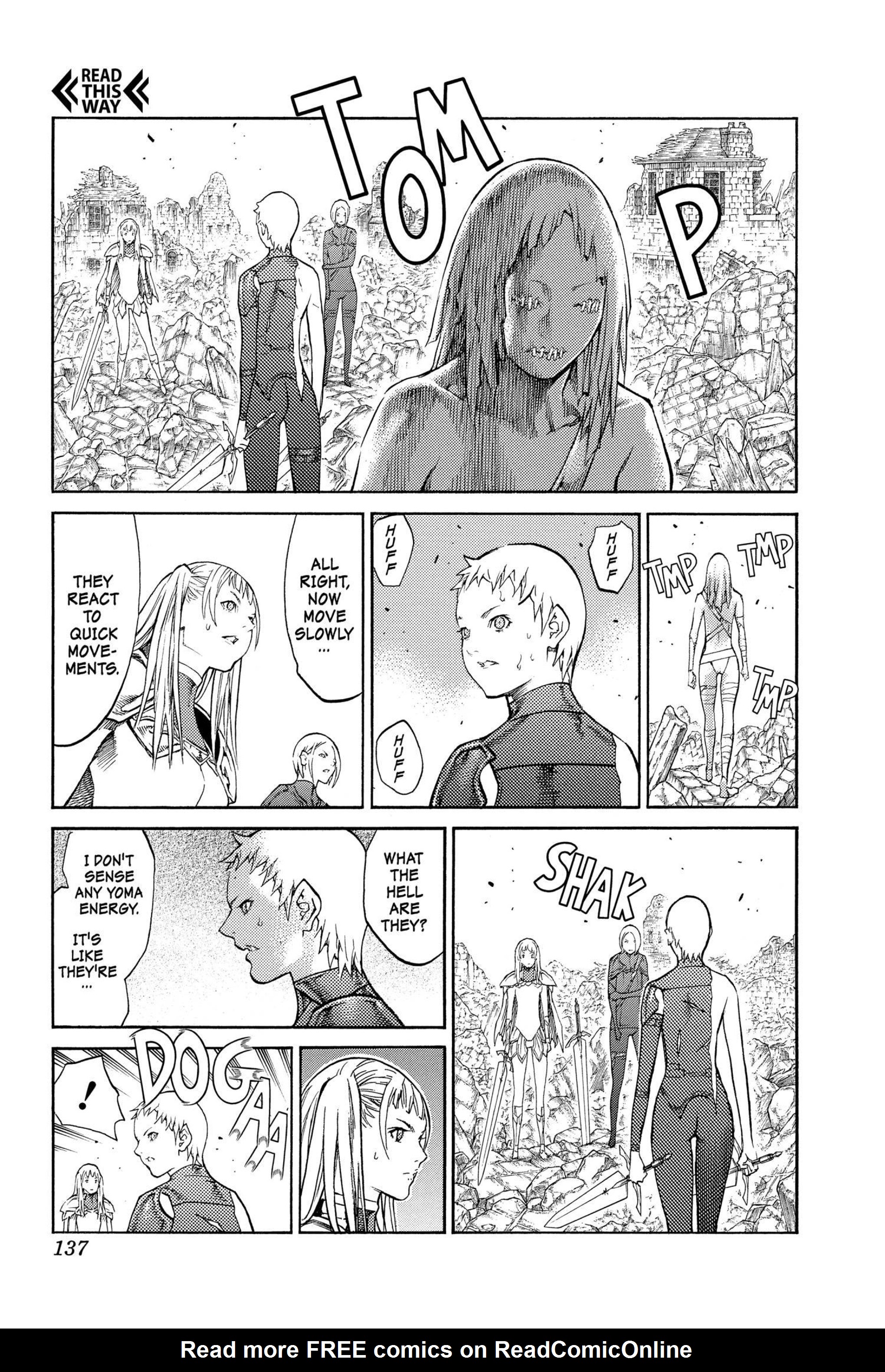 Read online Claymore comic -  Issue #16 - 126