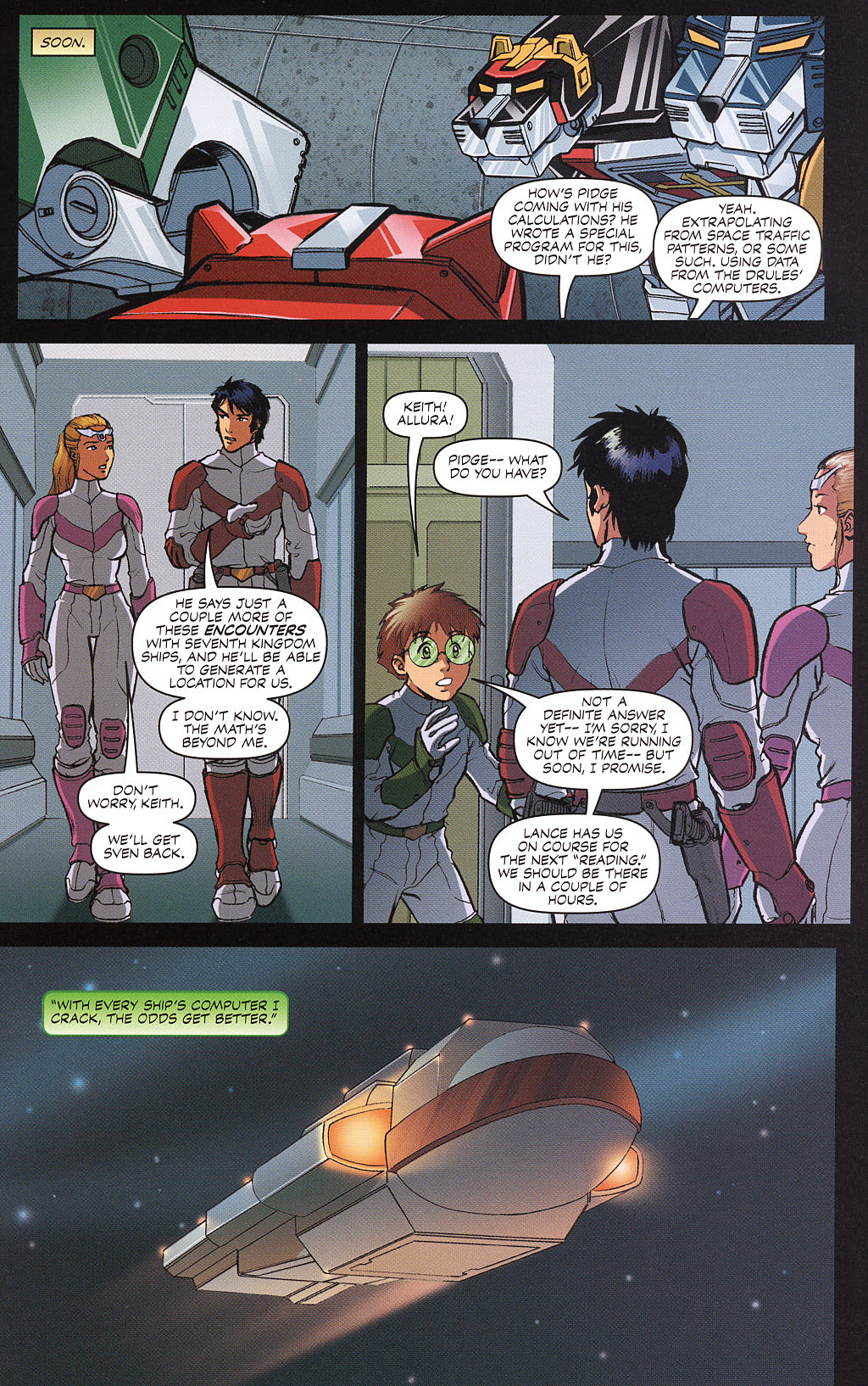 Read online Voltron: Defender of the Universe comic -  Issue #8 - 9